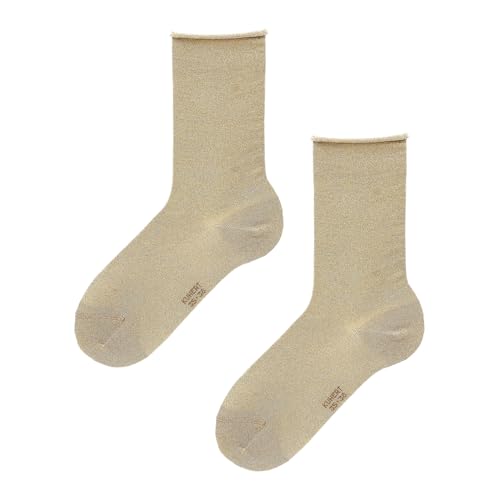 kunert-perfect-shine-sparkling-citynight-socken-beige-35-38-glanz image 5