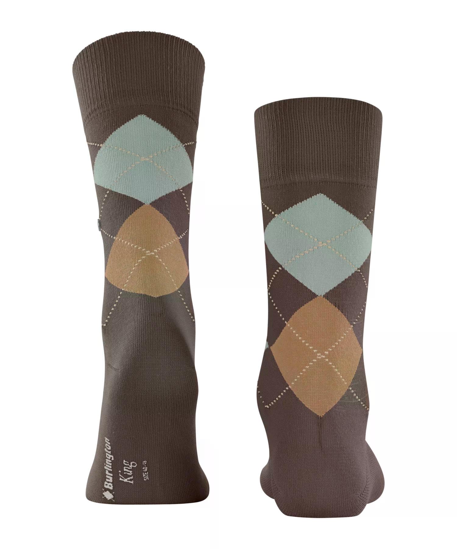 burlington-king-socken-schwarz-black-baumwolle-argyle image 2