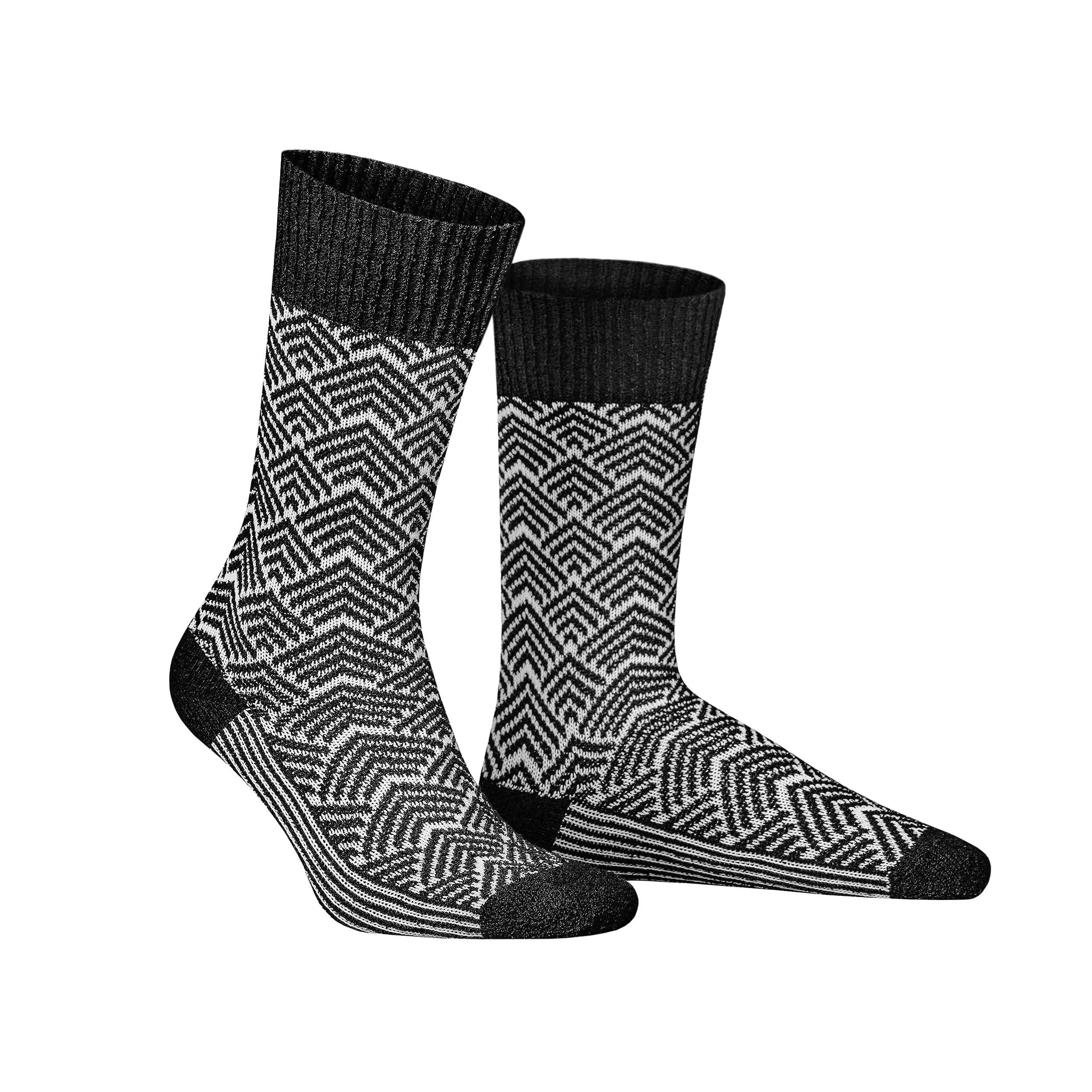 hudson-only-rare-stricksocken-retro-muster-forest-39-42 image 5