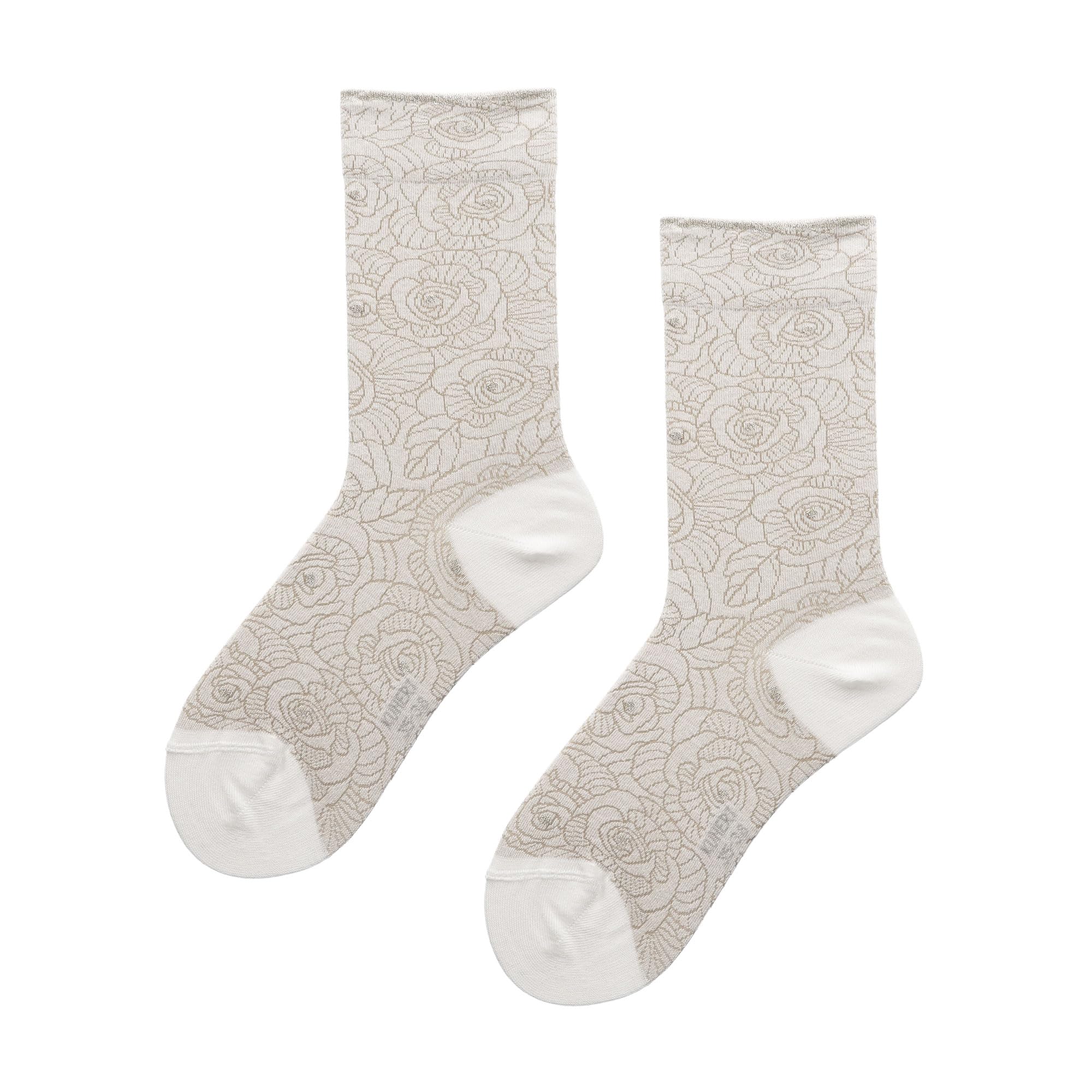 kunert-raffinesse-fantastic-rose-socken-grand-wine-blumenmuster image 4