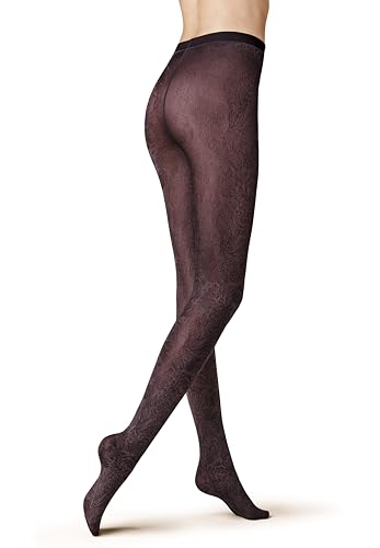 kunert-raffinesse-floral-paisley-strumpfhose-60-den-schwarz image 4