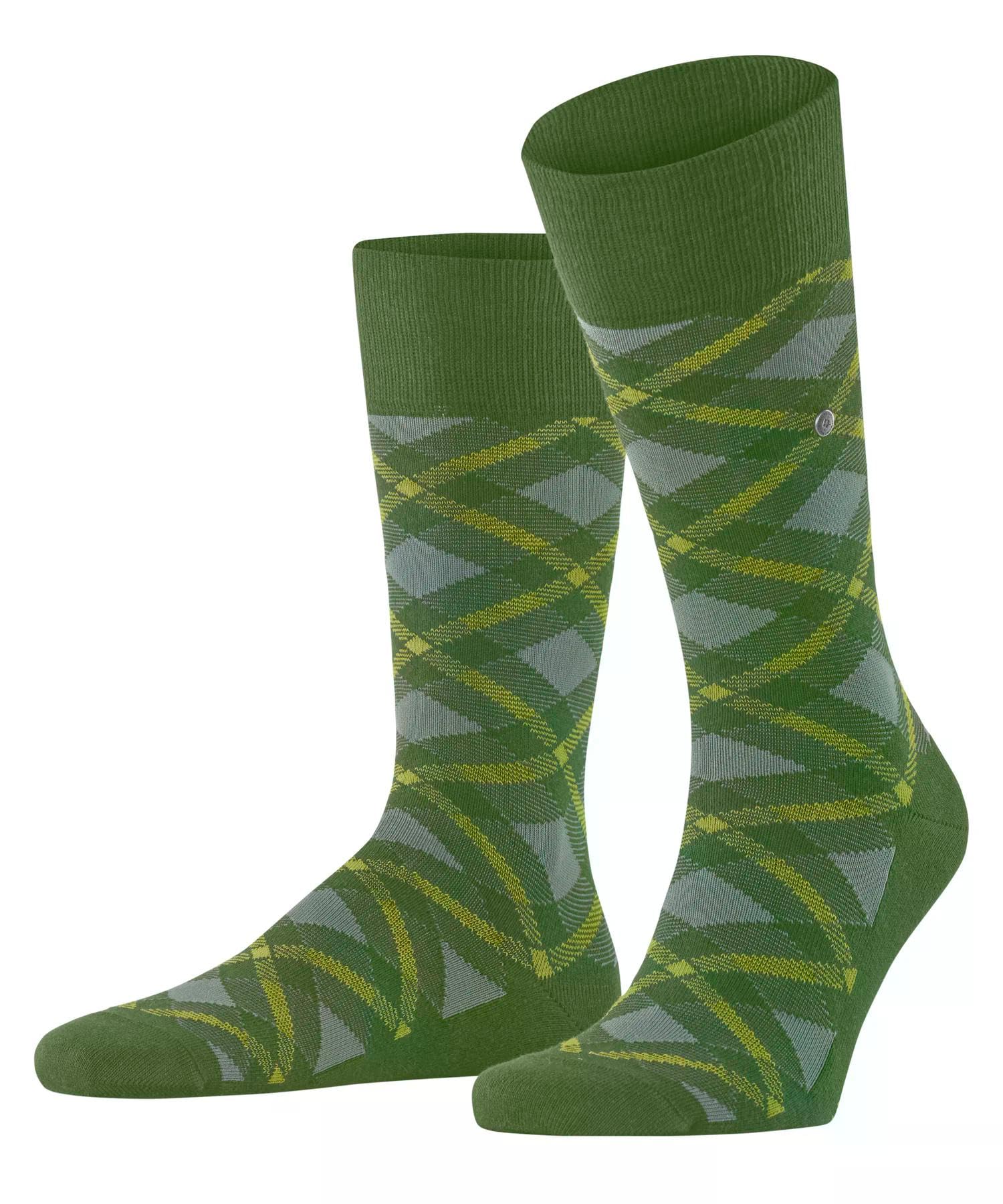 burlington-tartan-socken-beige-cream-baumwolle-karo image 6