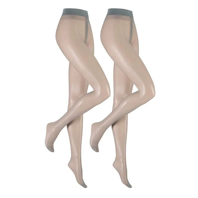 hudson-simply-20-damen-strumpfhose-gr-40-42-transparent-2er-pack image 1