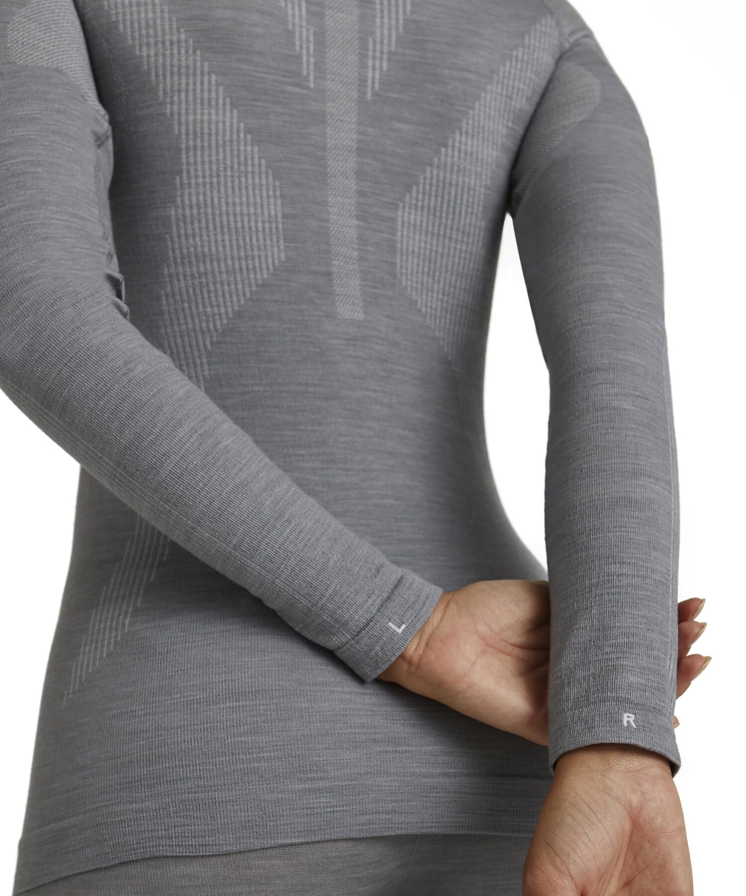 falke-wool-tech-funktionsshirt-damen-schwarz-langarm-zip image 7
