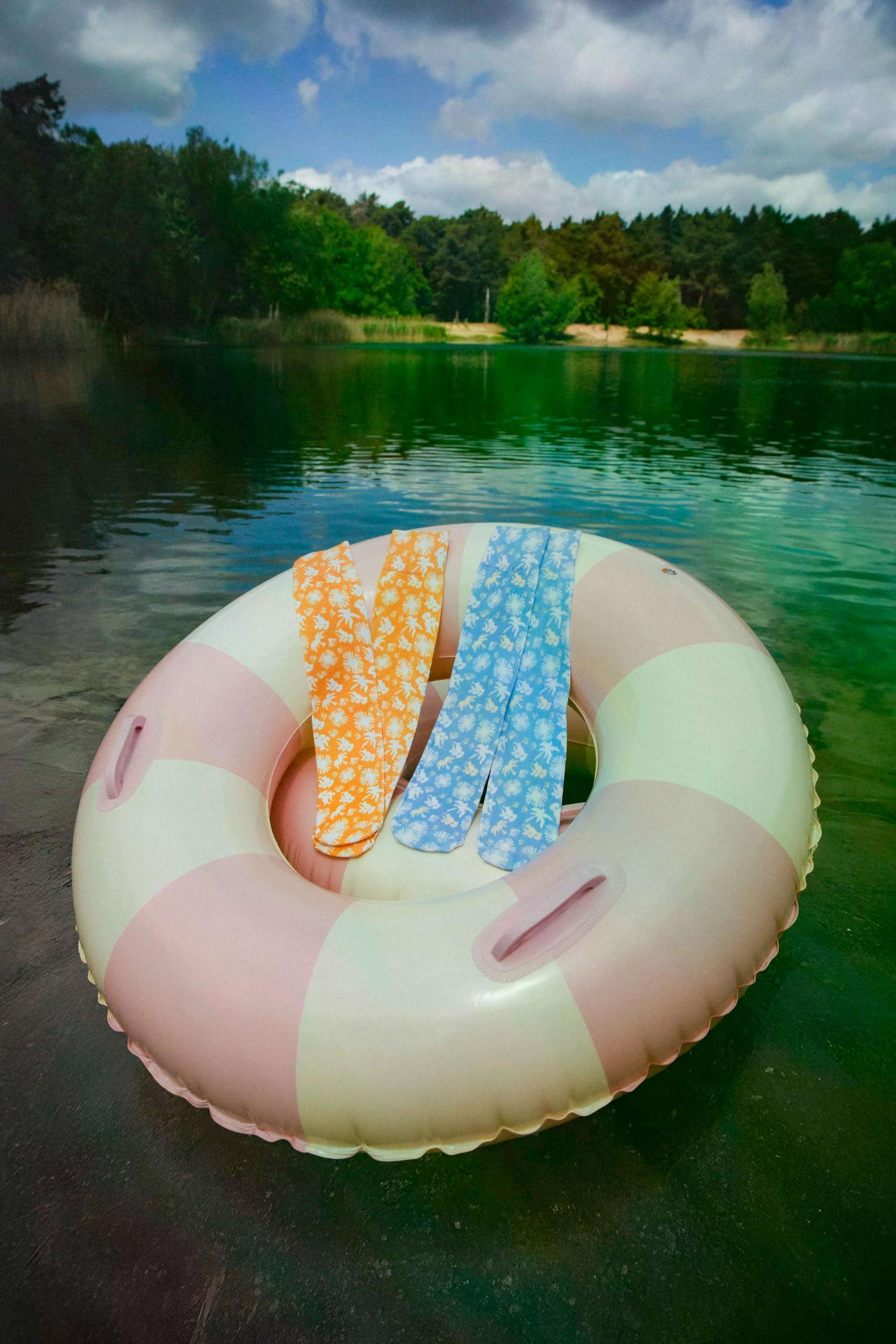 burlington-soho-vibes-lagoon-socken-gelb-baumwolle image 3