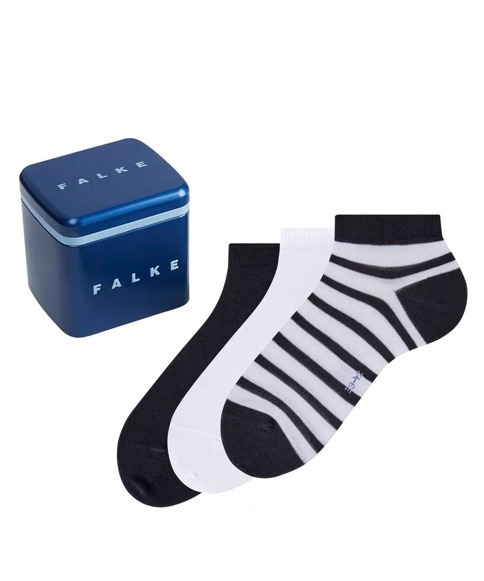falke-happy-box-mix-3-pack-sneakersocken-baumwolle image 1