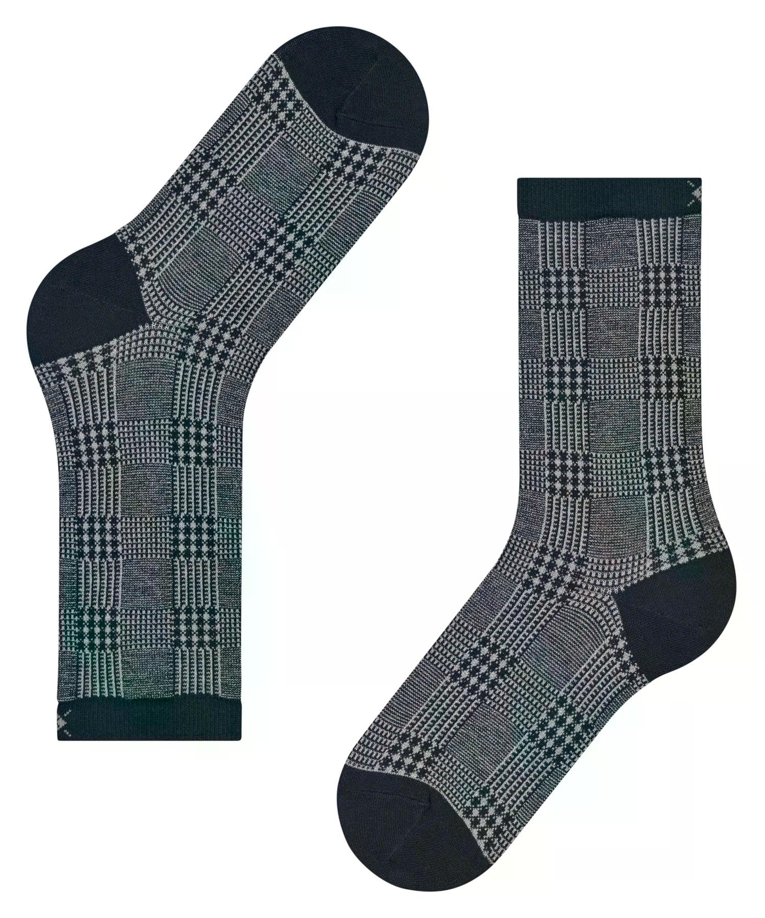 burlington-glitter-check-socken-marine-6120-damen-lurex image 5