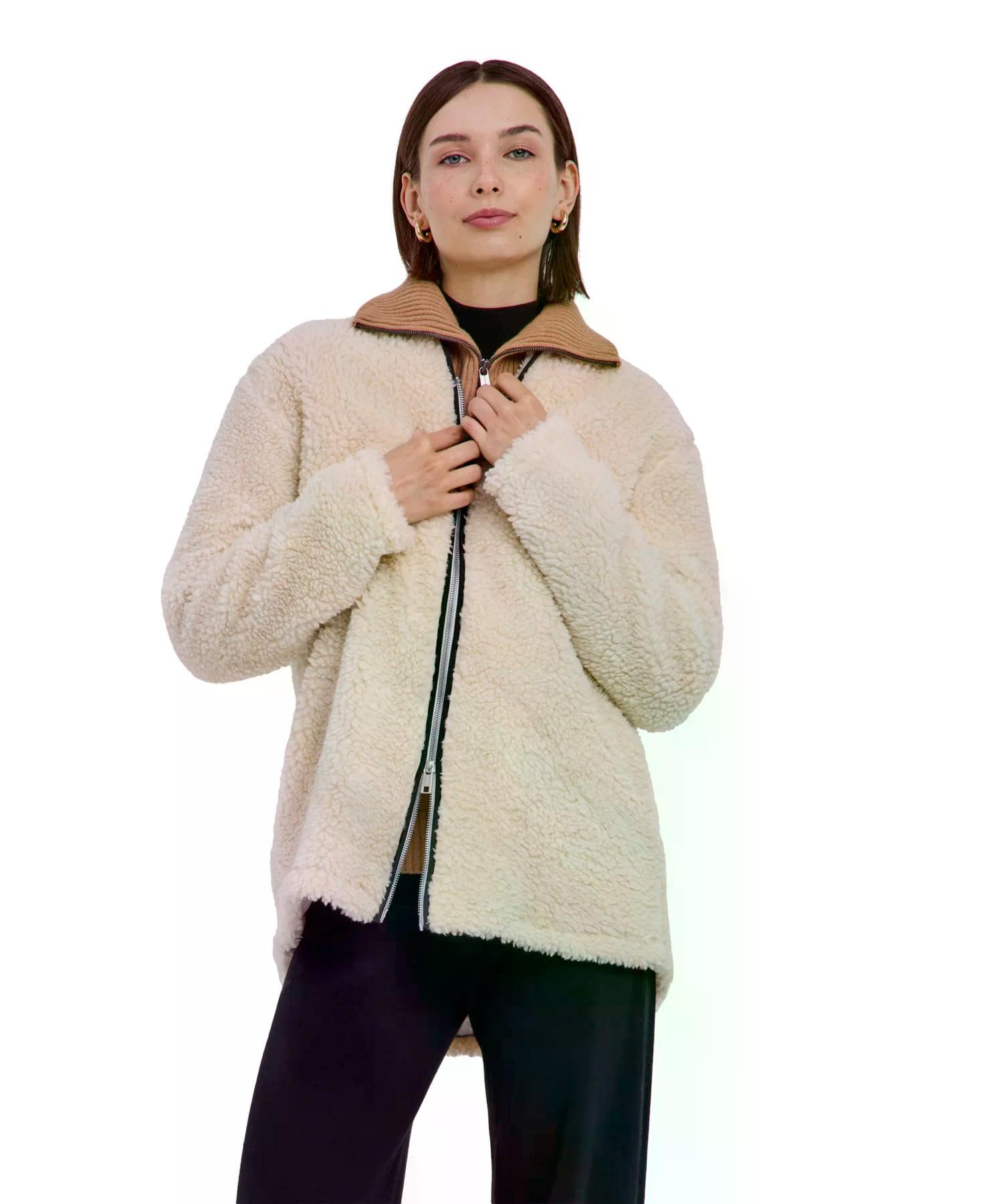 falke-sk2-selection-teddy-jacke-damen-warm-gr-e-m image 1