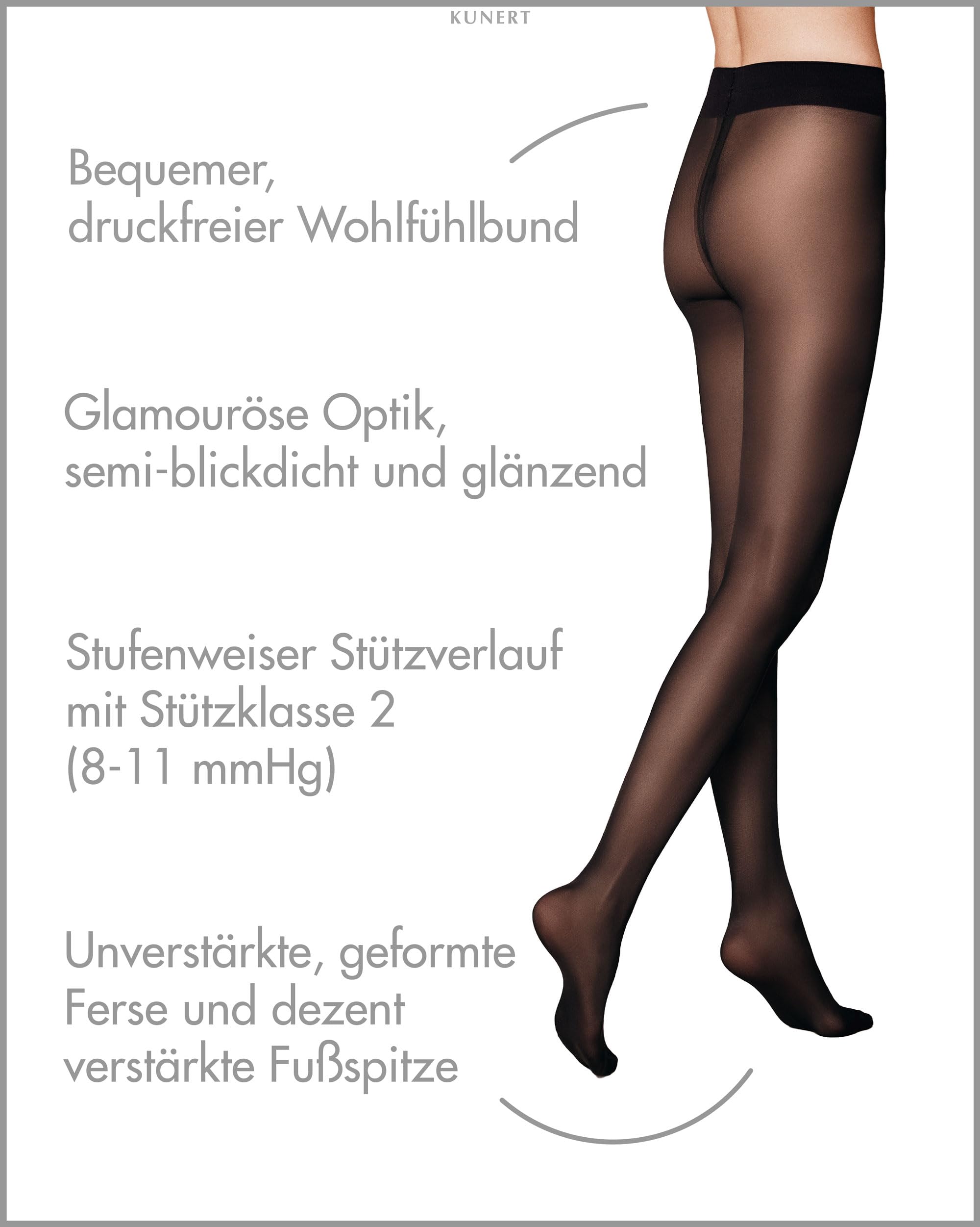 kunert-leg-control-70-strumpfhose-st-tzend-schwarz-44-46 image 2