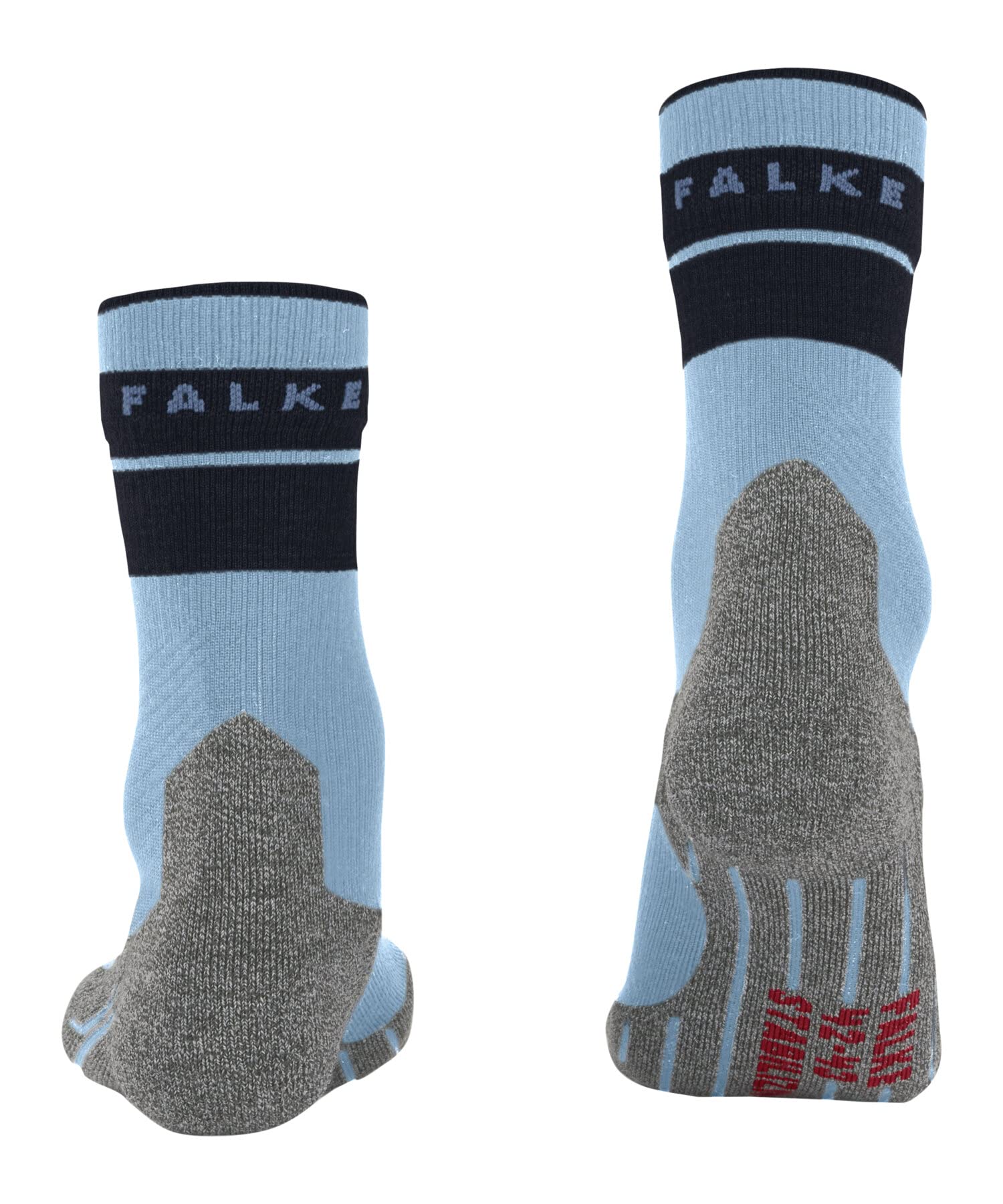 falke-tk2-stabilizing-wandersocken-damen-rot-39-40-merino image 2