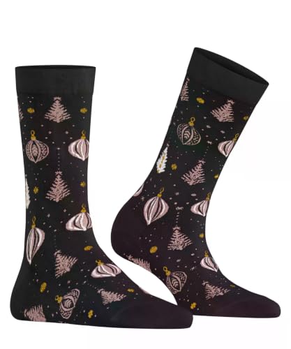 falke-holy-night-socken-black-39-42-weihnachten-baumwolle image 8