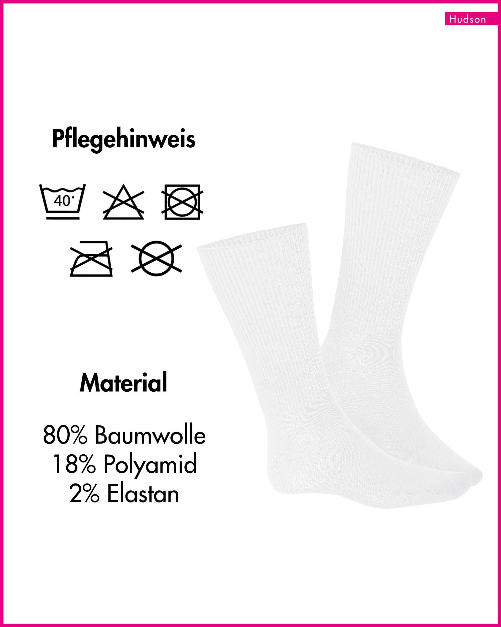 hudson-relax-soft-herren-socken-wei-39-42-druckfrei image 3