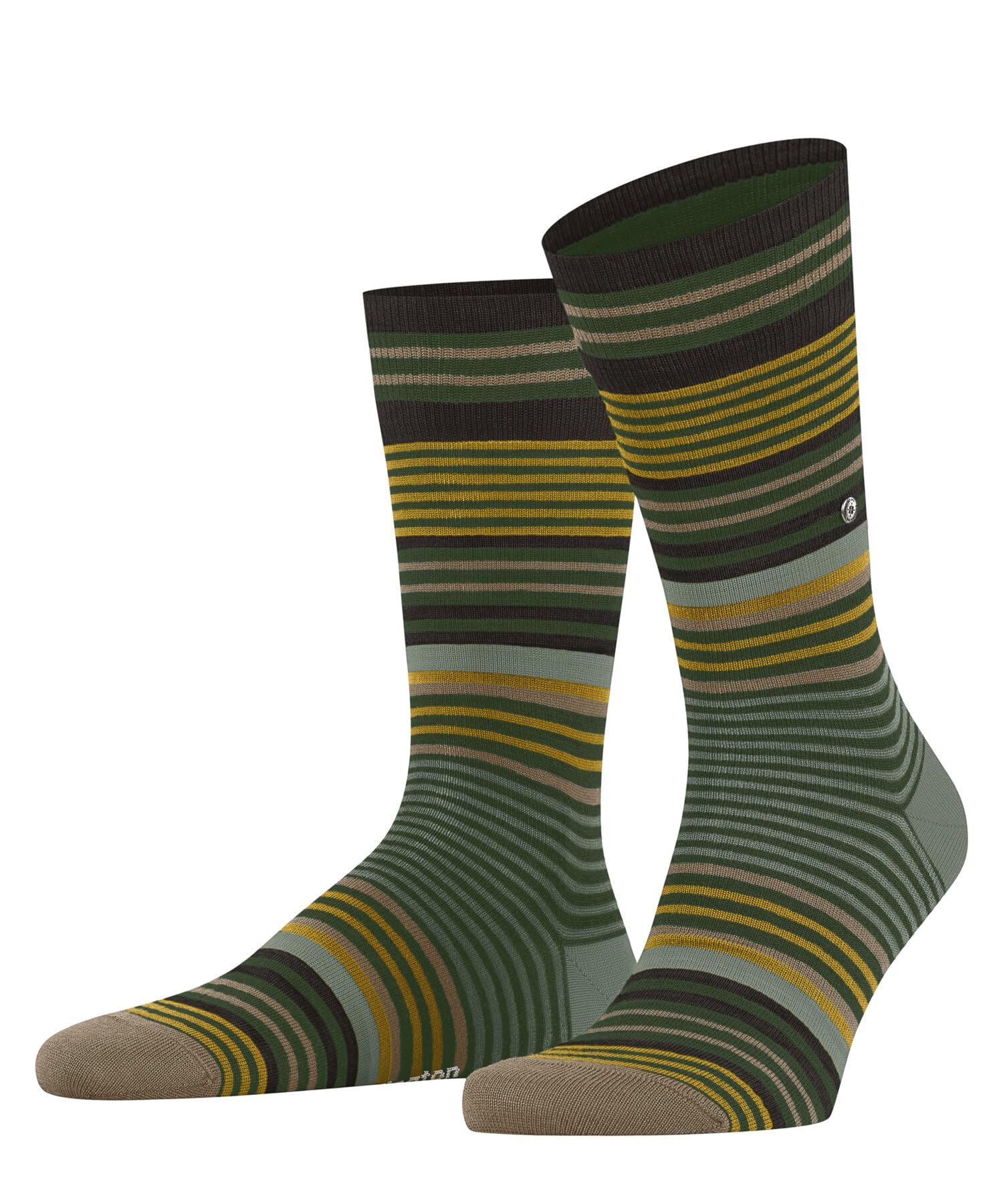 burlington-stripe-herren-socken-wolle-gr-n-forest-7450 image 8