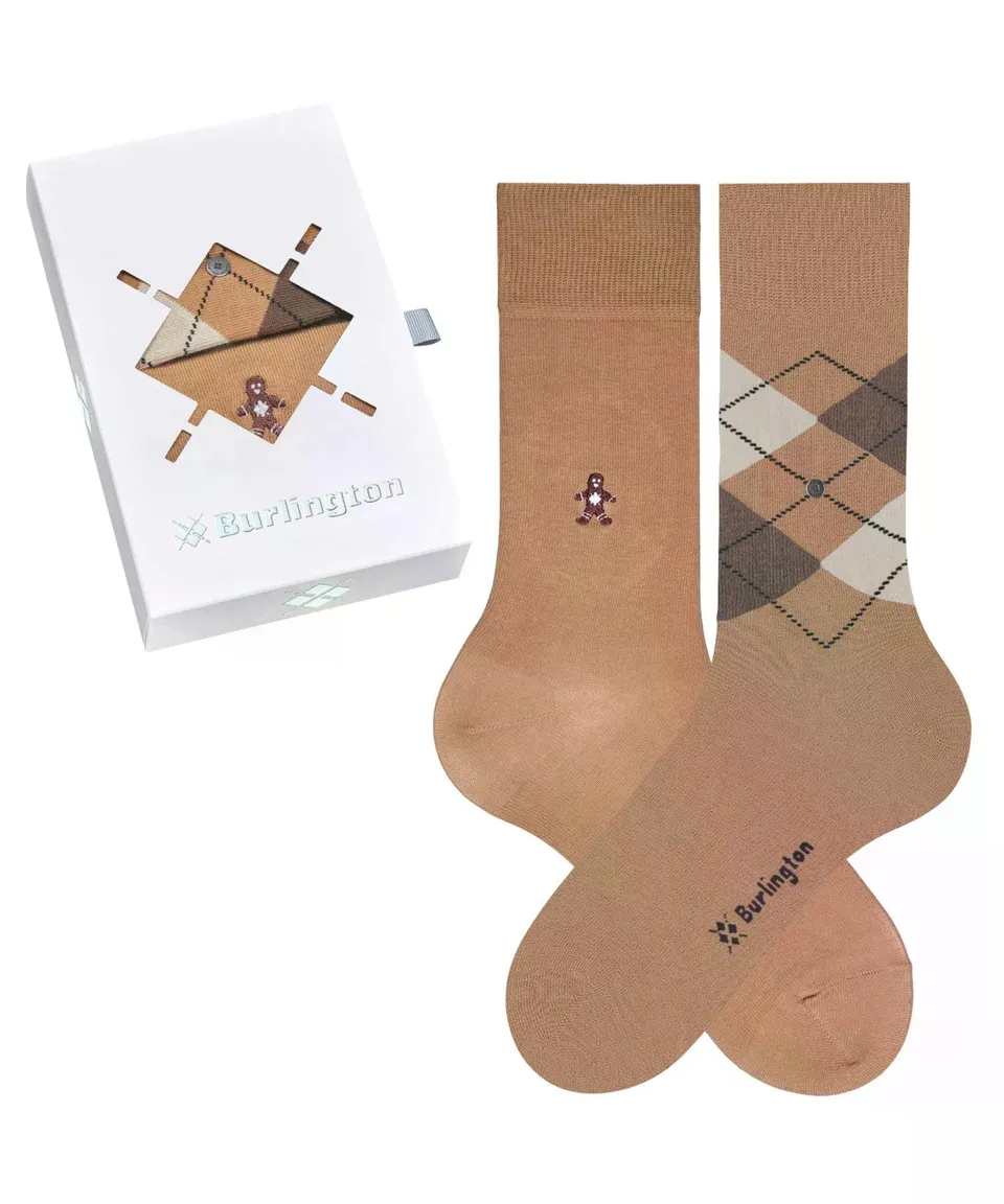 burlington-everyday-x-mas-socken-baumwolle-beige-doppelpack image 1