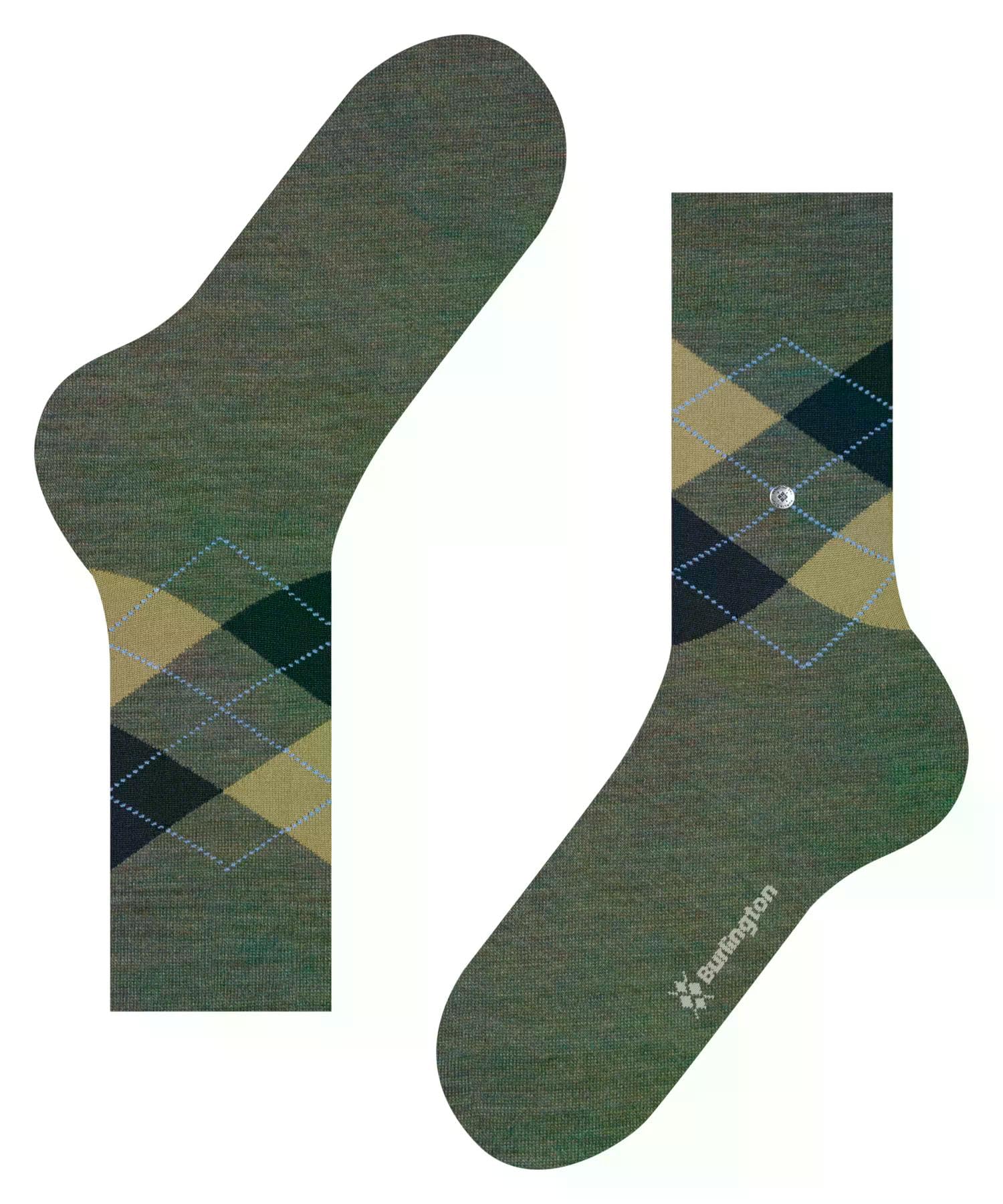 burlington-edinburgh-melange-herrensocken-wolle-turquoise image 5