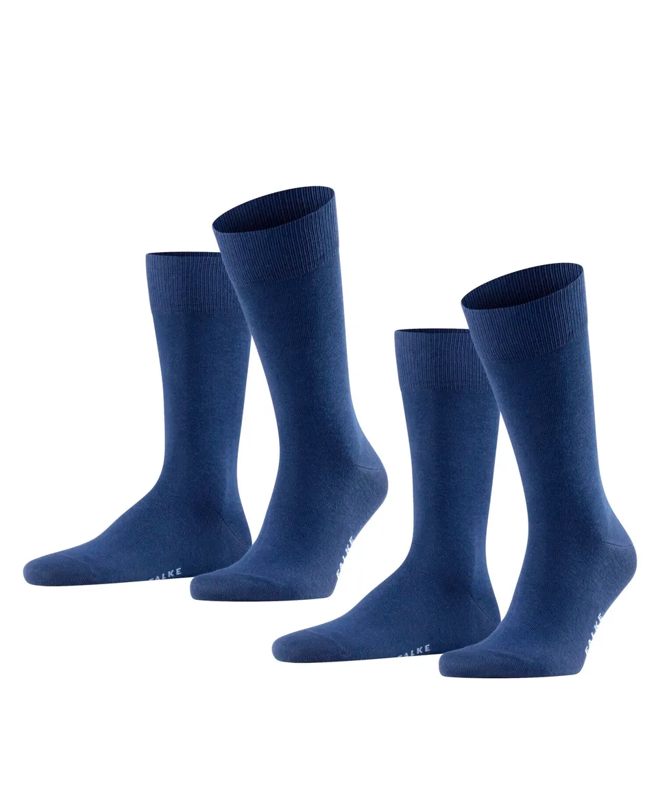 falke-happy-herren-socken-baumwolle-2-pack-business image 1