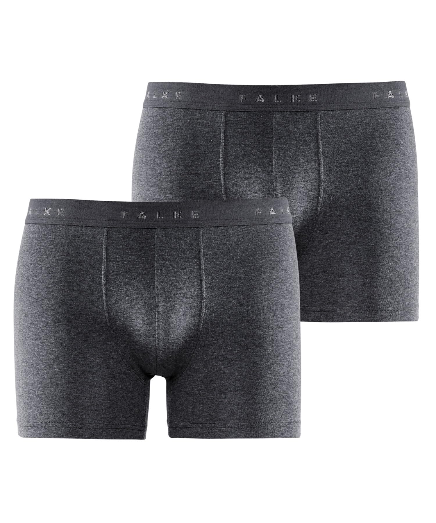 falke-daily-comfort-boxer-boxershorts-2er-pack-schwarz-baumwolle image 1