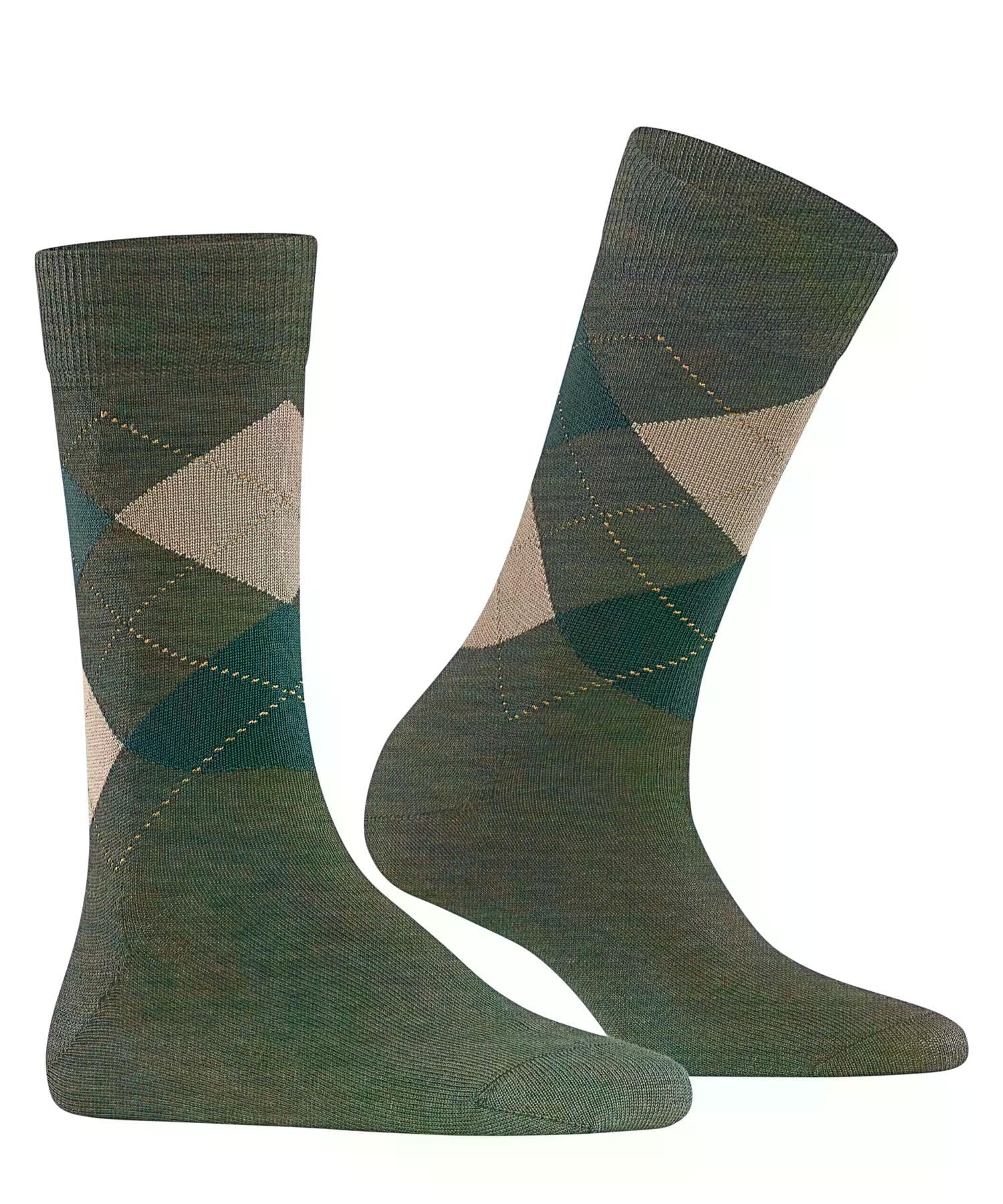 burlington-melange-marylebone-socken-manganese-blue-wolle image 3
