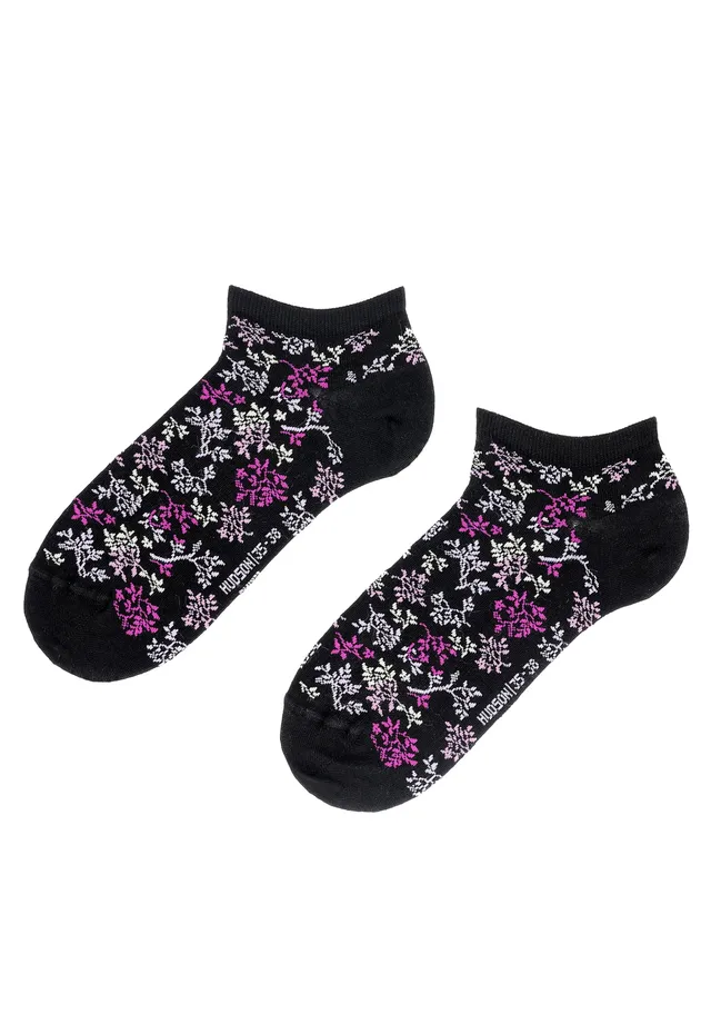 hudson-only-bud-sneaker-socken-damen-schwarz-35-38-blumen image 1