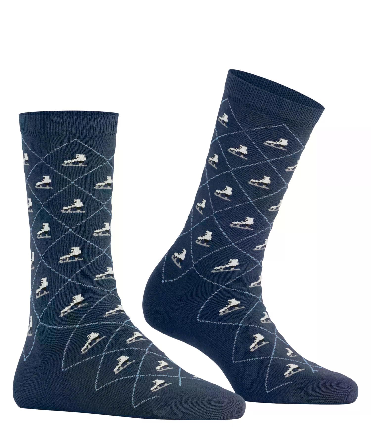 burlington-ice-skate-damensocken-royal-blue-6000-argyle image 4