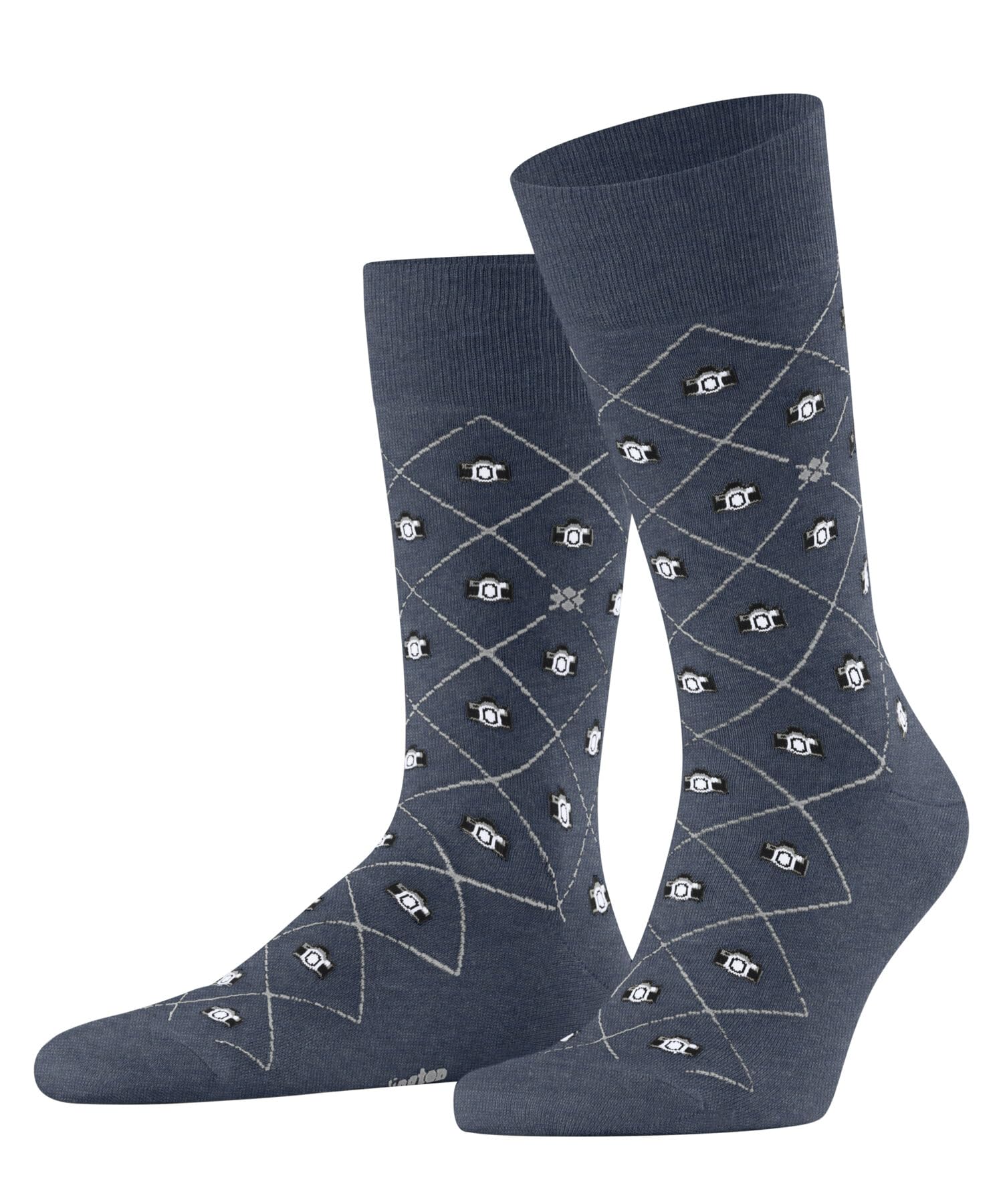 burlington-soho-vibes-snapshots-socken-schwarz-herren-baumwolle image 6