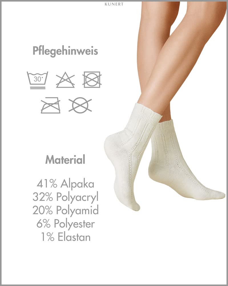 kunert-homesocks-damen-kuschelsocken-winterwei-35-38-warm image 3