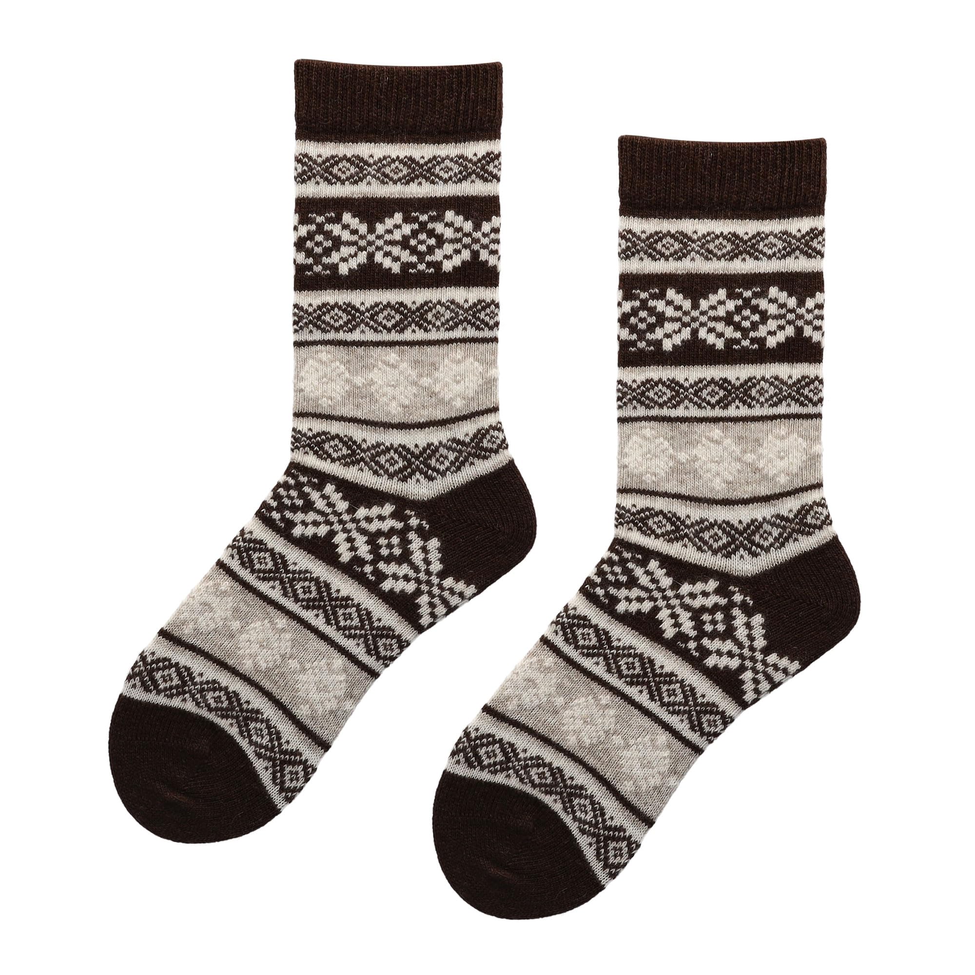 hudson-relax-cozy-nordic-socken-wollmix-ockerbraun-35-38 image 5