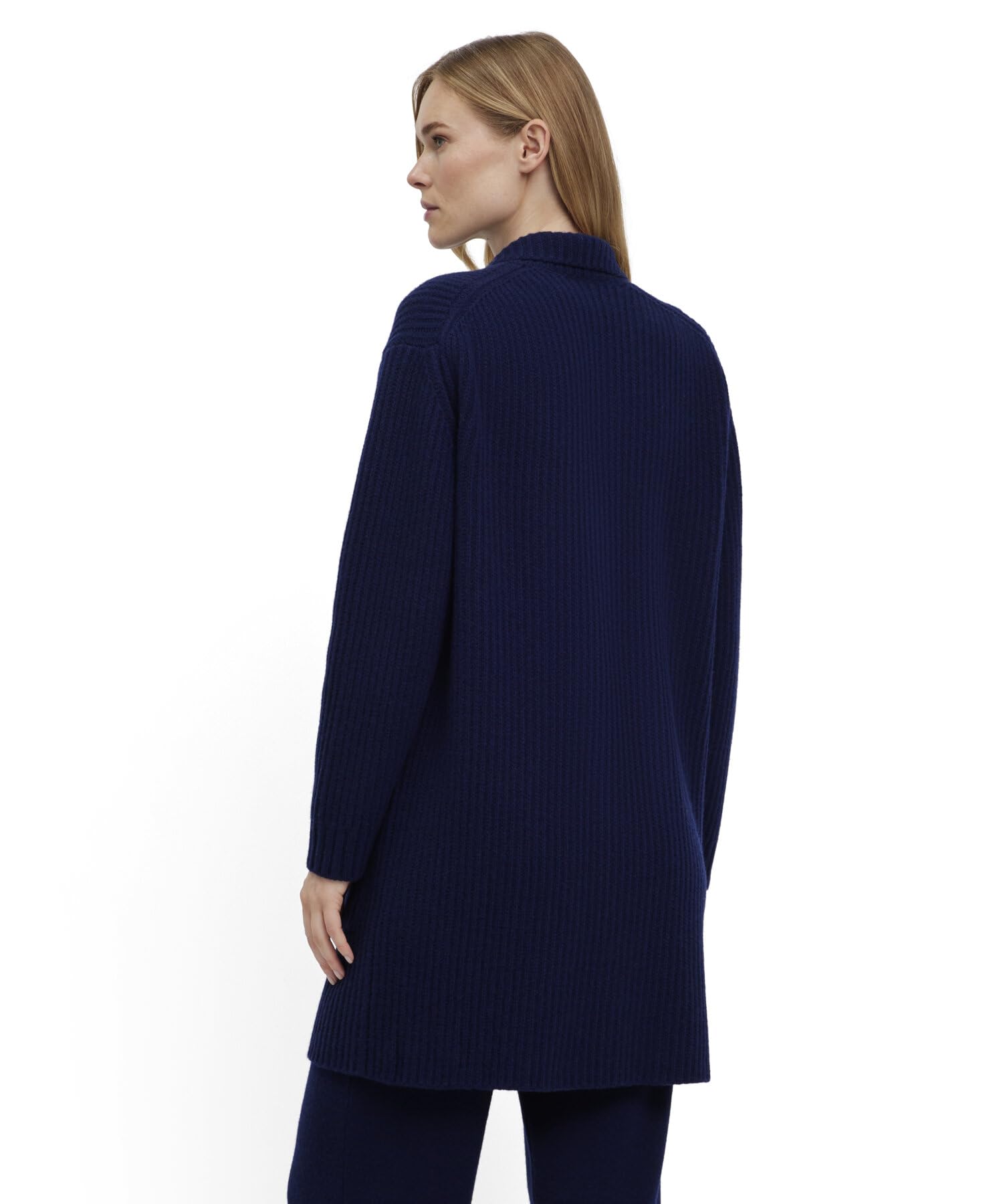 falke-basic-apparel-strickjacke-damen-schurwolle-doppelknopf image 2