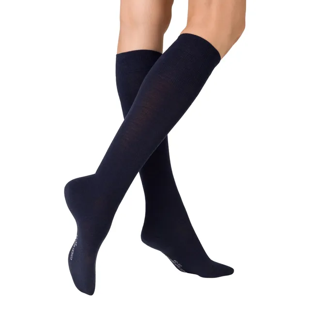 kunert-soft-wool-cotton-kniestr-mpfe-marine-weich image 1