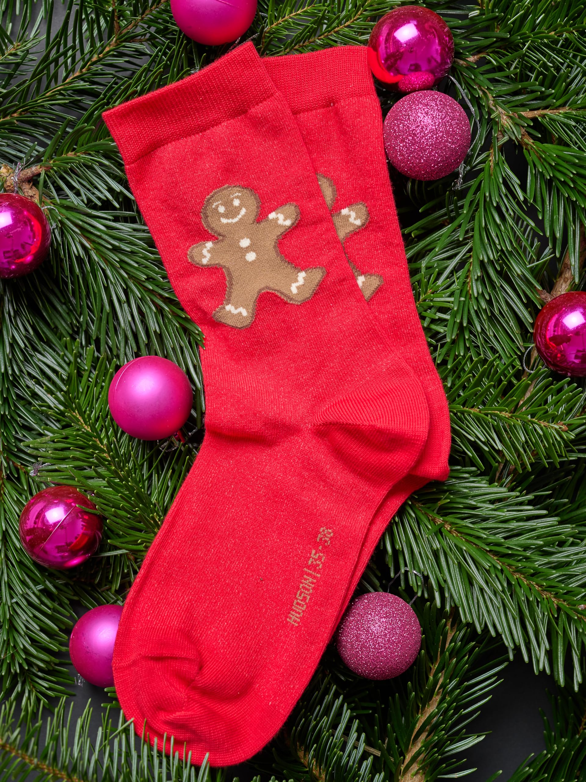 hudson-only-gingerbread-damen-socken-weihnachten-gr-39-42 image 2