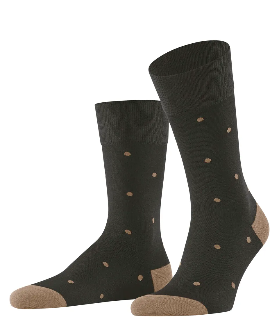 falke-dot-herrensocken-baumwolle-brown-gr-39-42 image 1