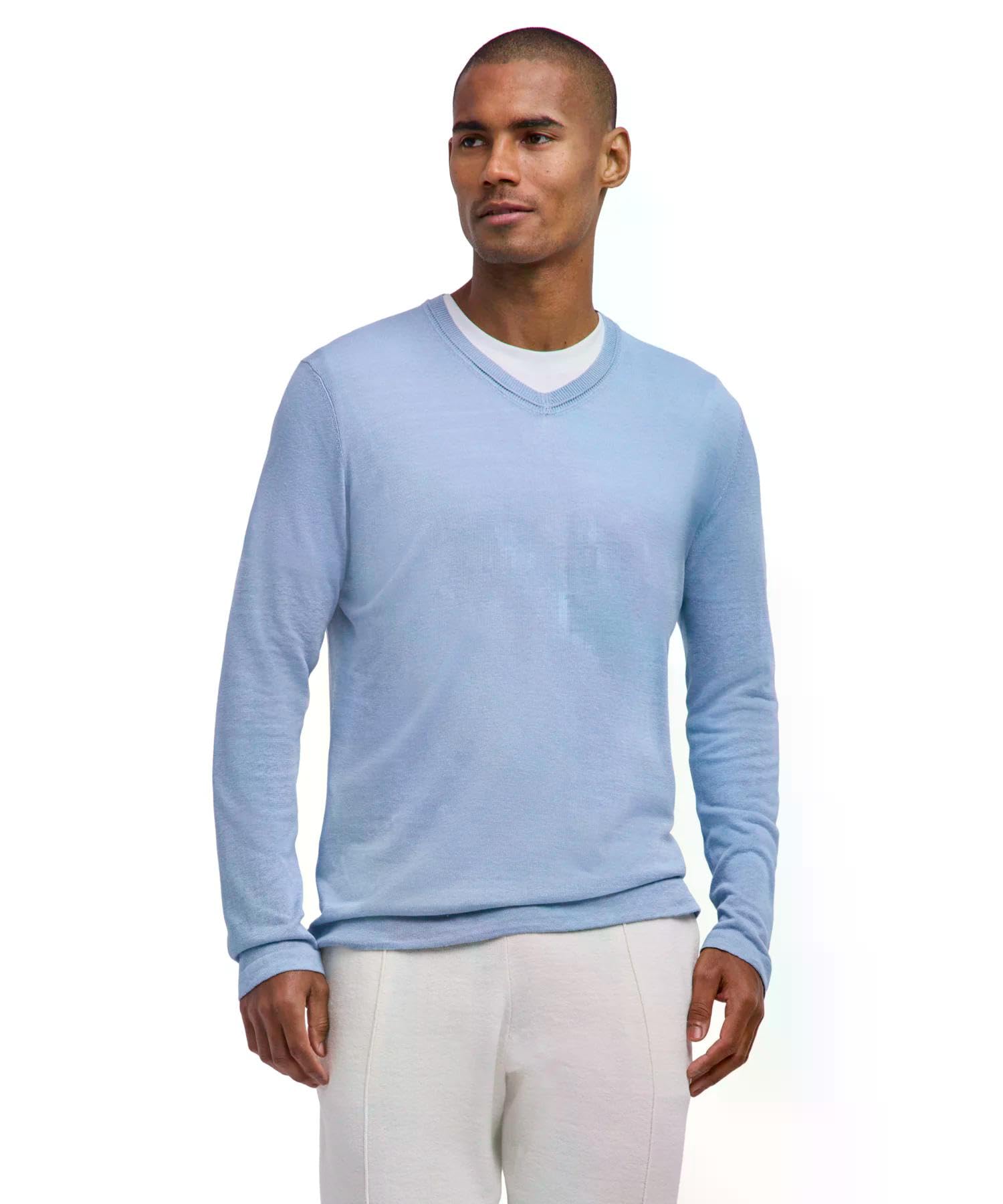 falke-cotton-touch-finest-pullover-herren-v-ausschnitt-seide-mix image 7