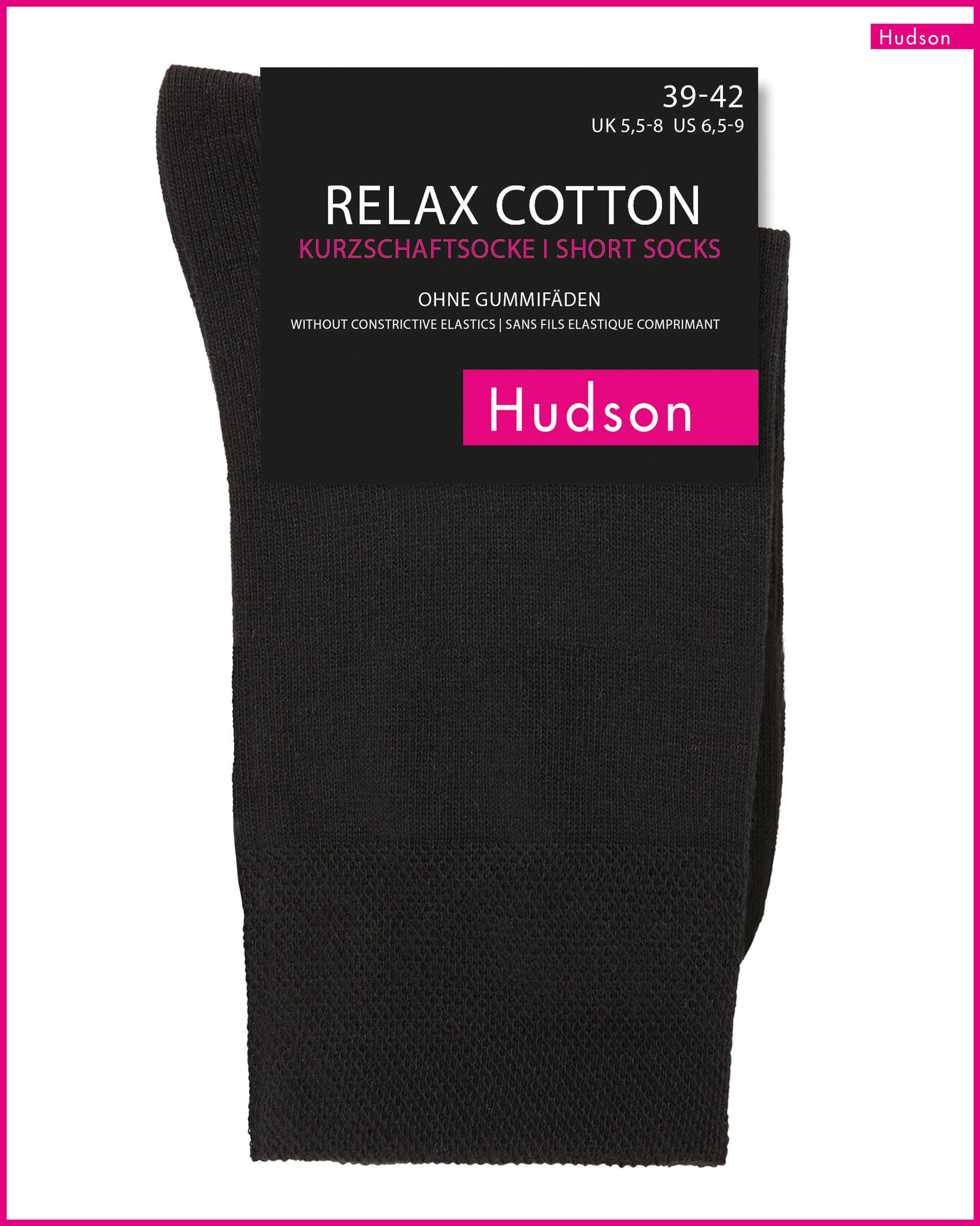 hudson-relax-socken-baumwolle-silber-0502-herren image 5