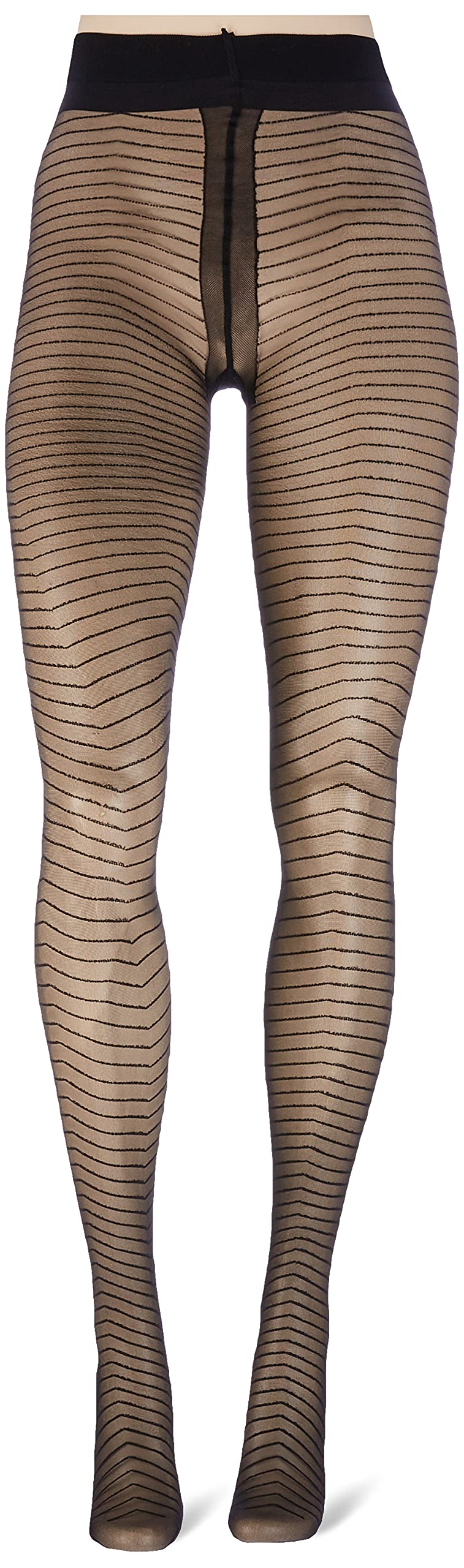 hudson-simply-line-strumpfhose-40-den-schwarz-streifen image 3