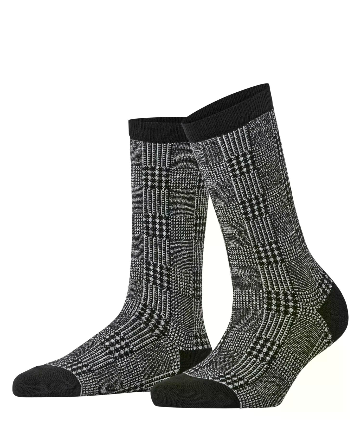 burlington-glitter-check-socken-marine-6120-damen-lurex image 8