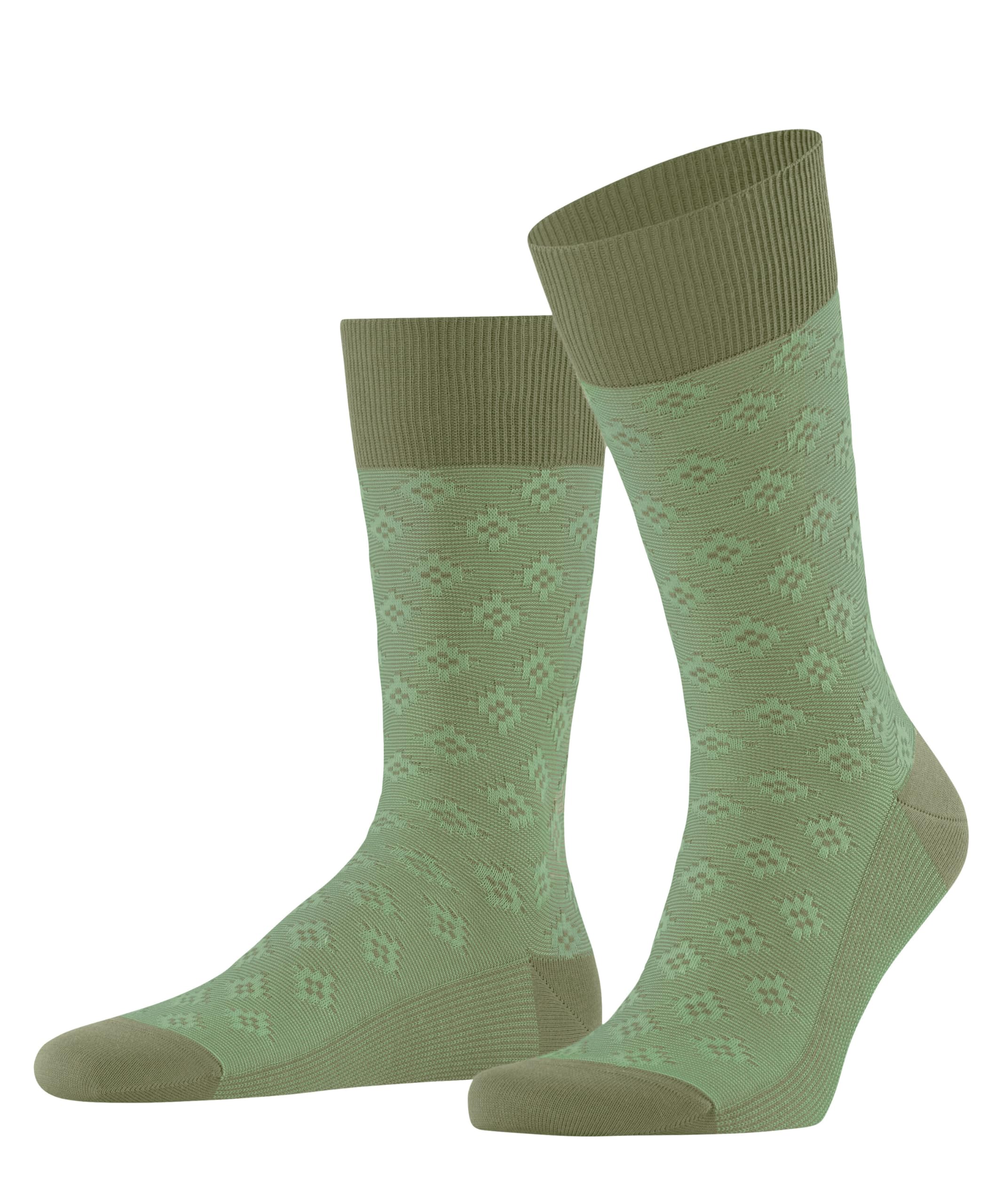 burlington-fresco-flair-socken-grau-storm-grey-jacquard image 5
