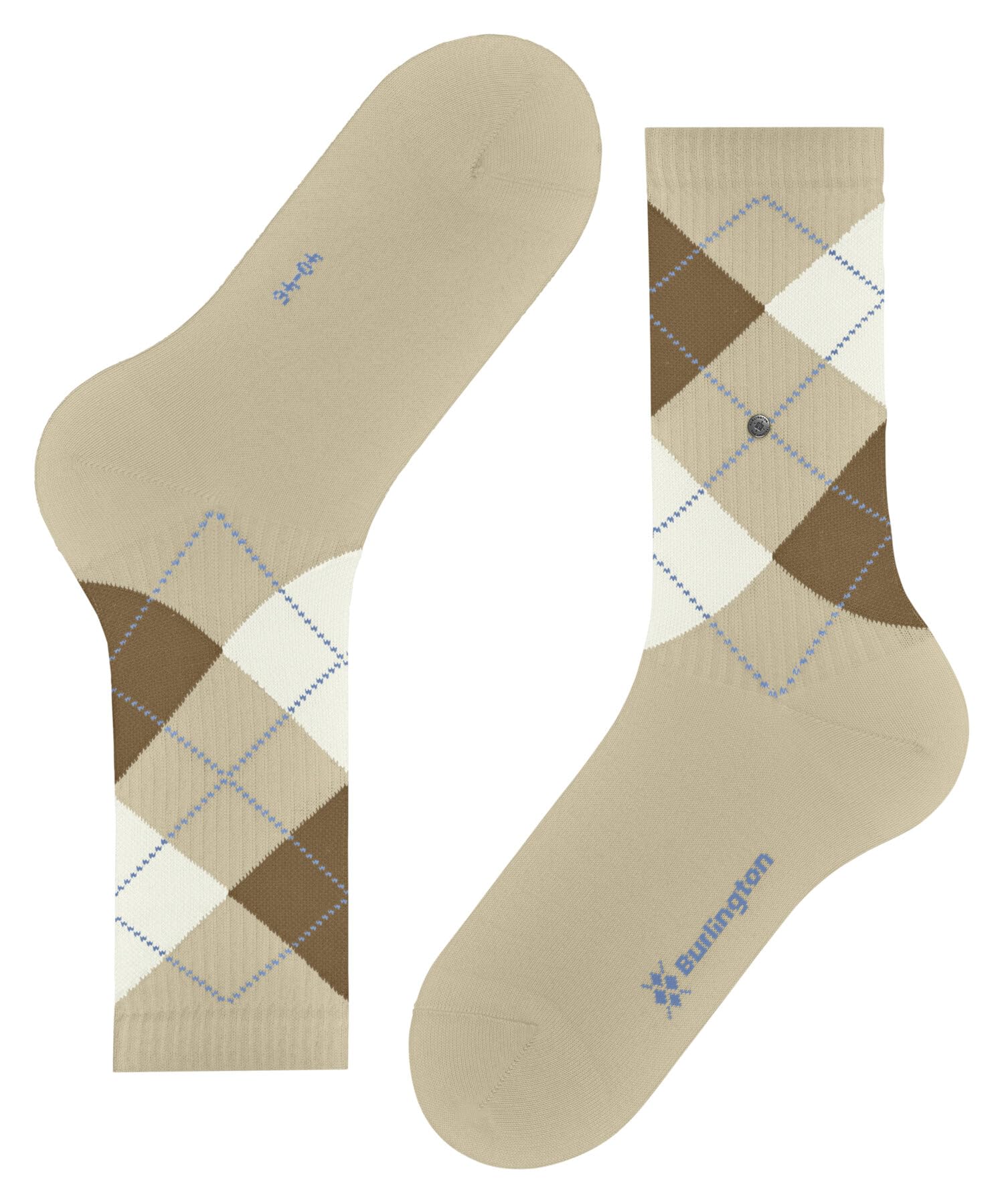 burlington-rib-court-herren-socken-cream-4011-tennis-argyle image 7