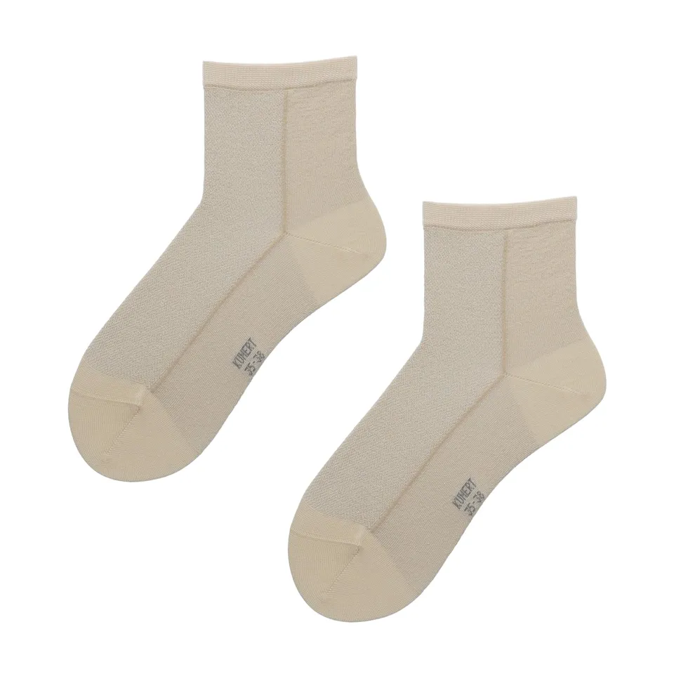 kunert-perfect-shine-sparkling-essential-socken-holiday-greige-glanz image 1