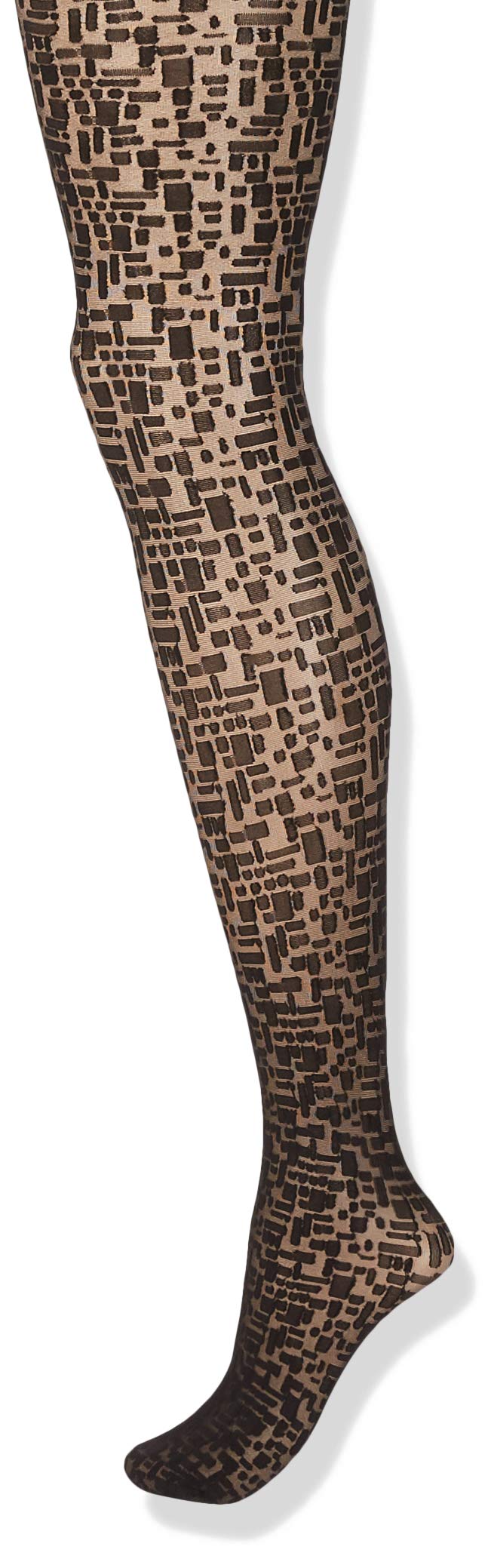 hudson-micro-square-fashion-50-den-strumpfhose-schwarz-38-40-karo image 1