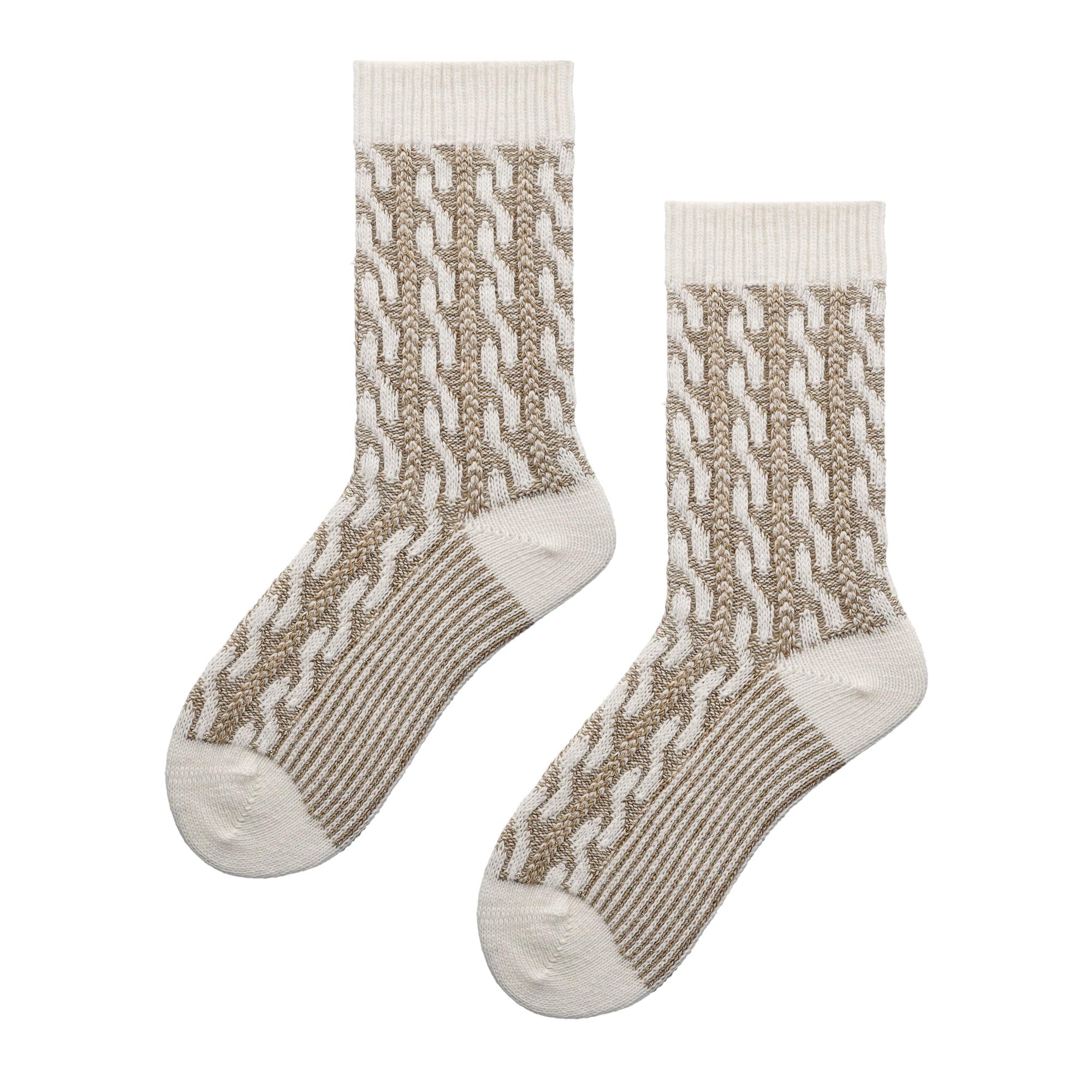 hudson-relax-cozy-cable-socken-rumba-red-1er-pack-glanz image 4