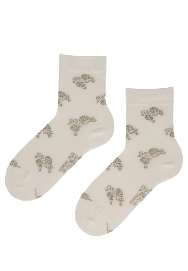 kunert-raffinesse-ajour-flowers-socken-wei-39-42 image 1
