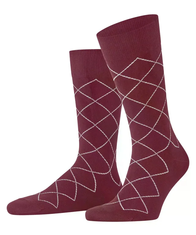 burlington-soho-vibes-herrensocken-burgundy-8326-nachtleuchten image 1