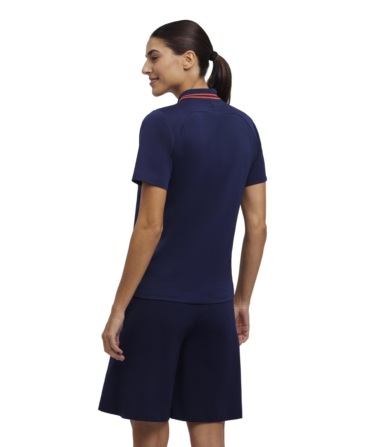 falke-golf-polo-shirt-damen-blau-pique-regular-fit image 2