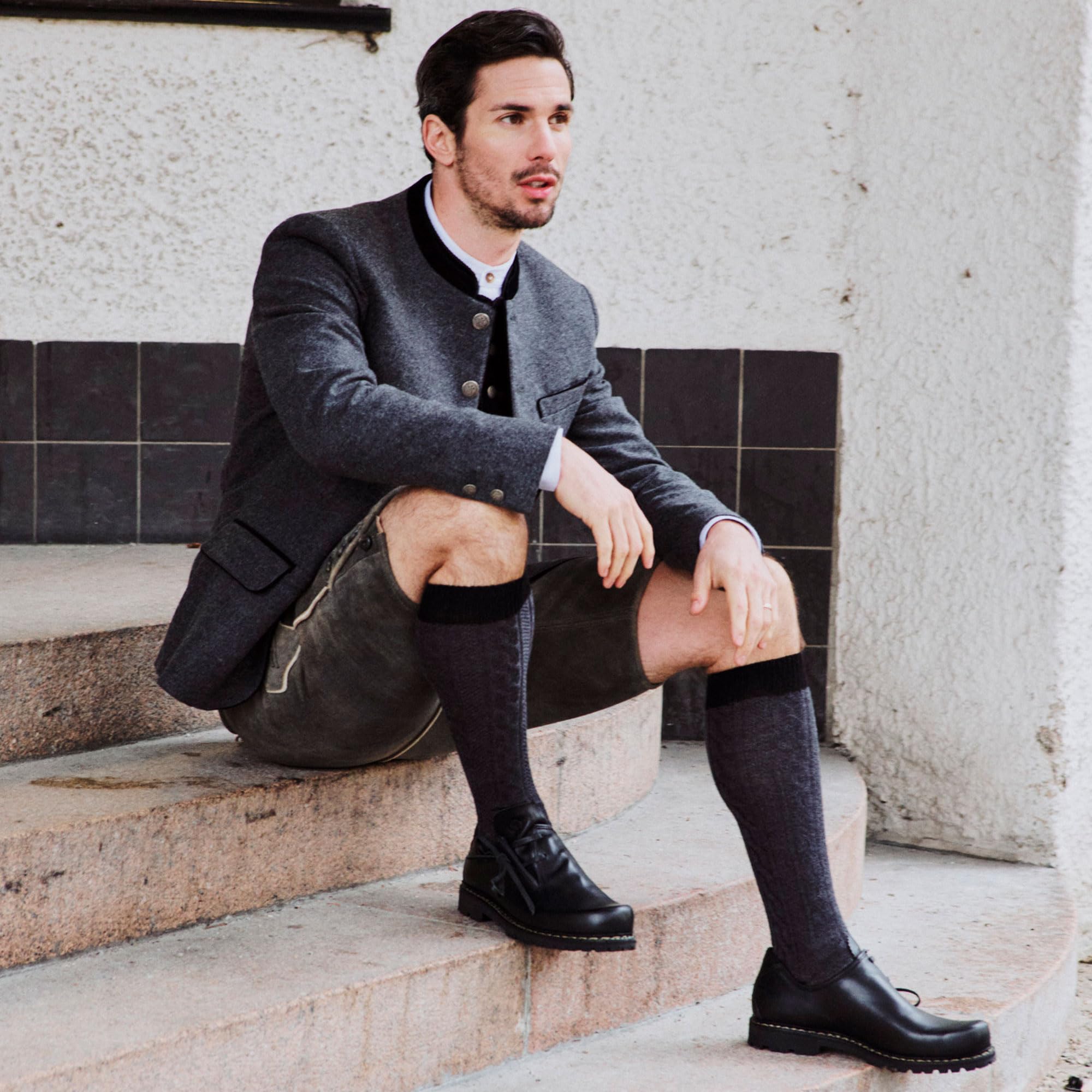kunert-gary-heritage-socks-kniestr-mpfe-anthra-mel-43-46-merino image 4