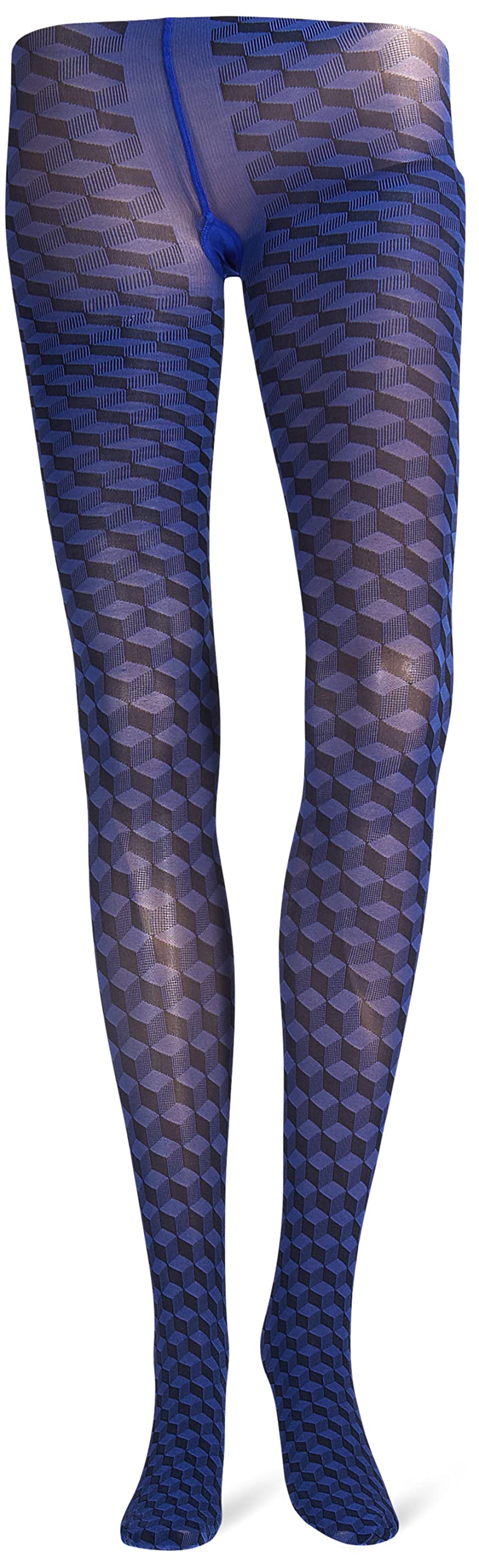 hudson-micro-dice-damen-strumpfhose-schwarz-60-den-w-rfel image 2