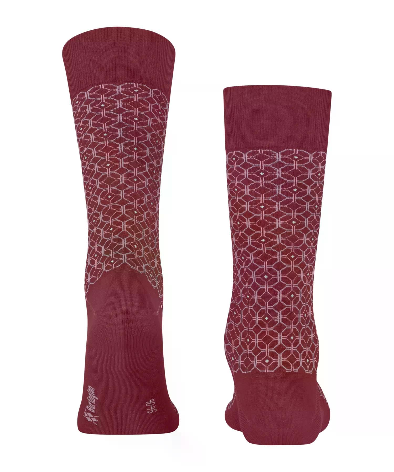 burlington-tie-socken-ruby-8830-baumwolle-retro-muster image 2