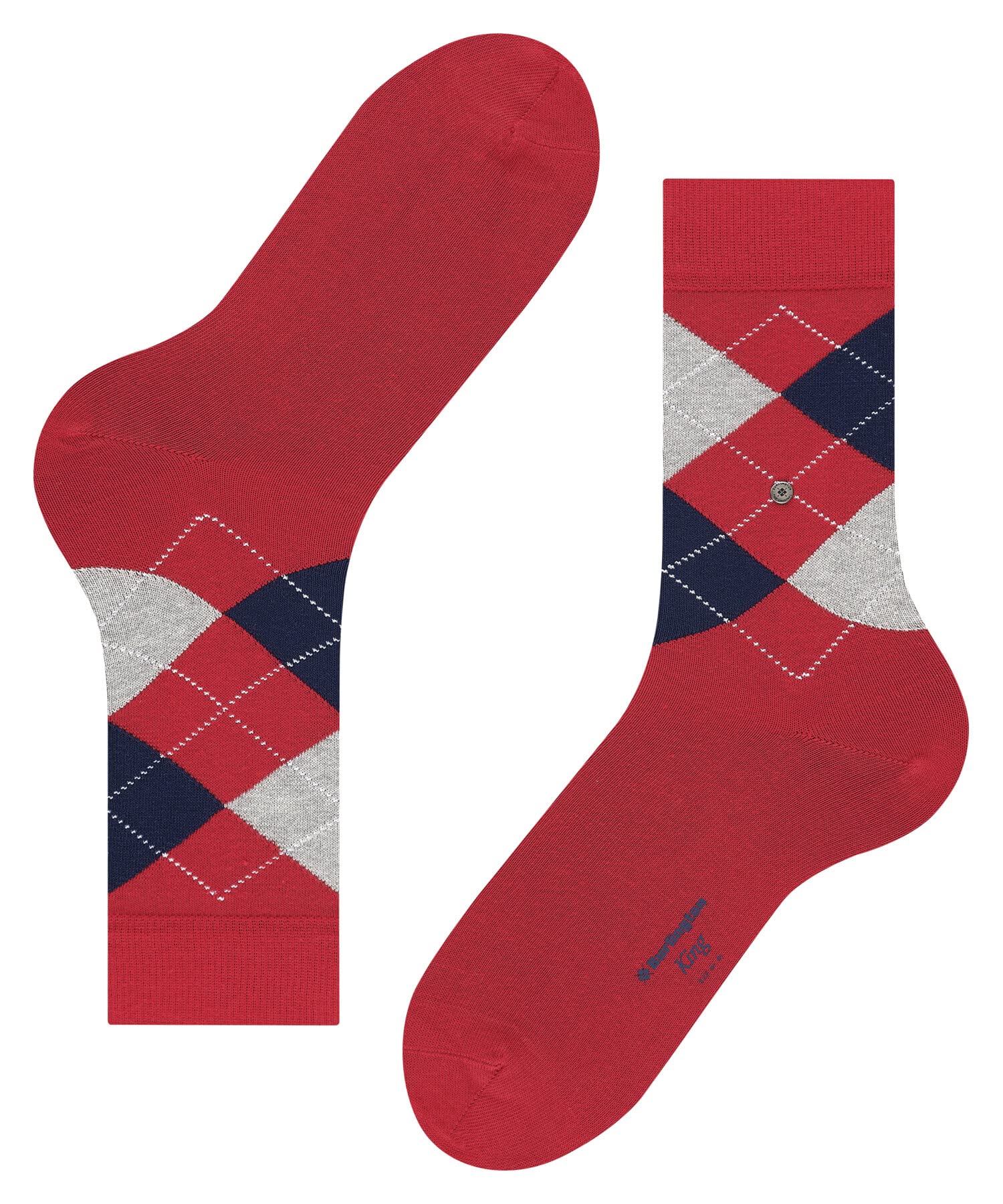 burlington-king-herrensocken-baumwolle-argyle-1-paar image 6