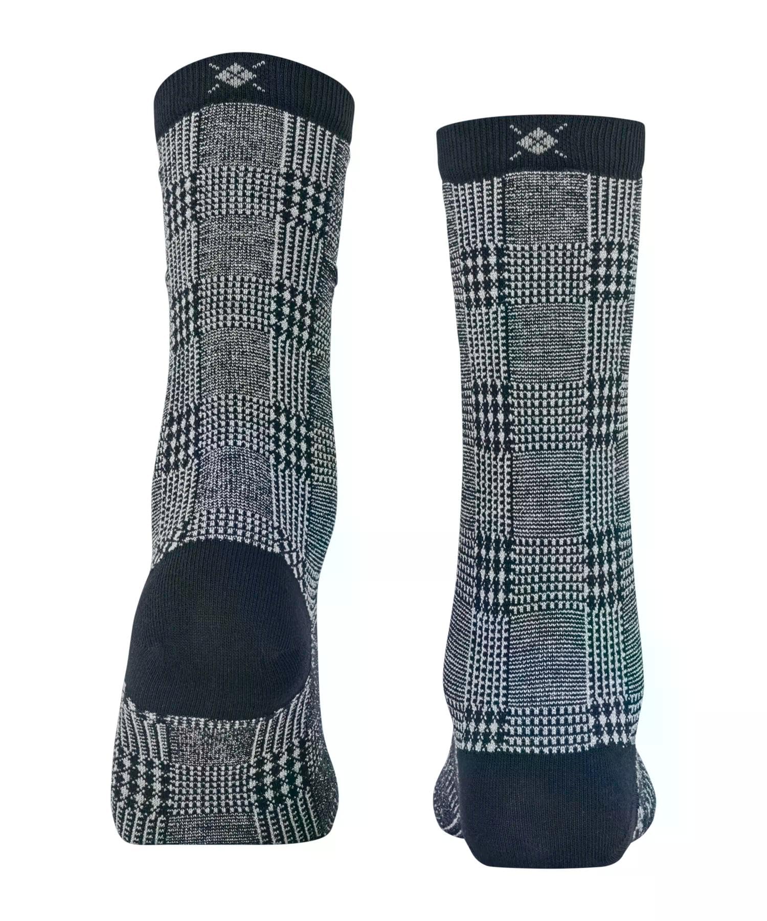 burlington-glitter-check-socken-marine-6120-damen-lurex image 2