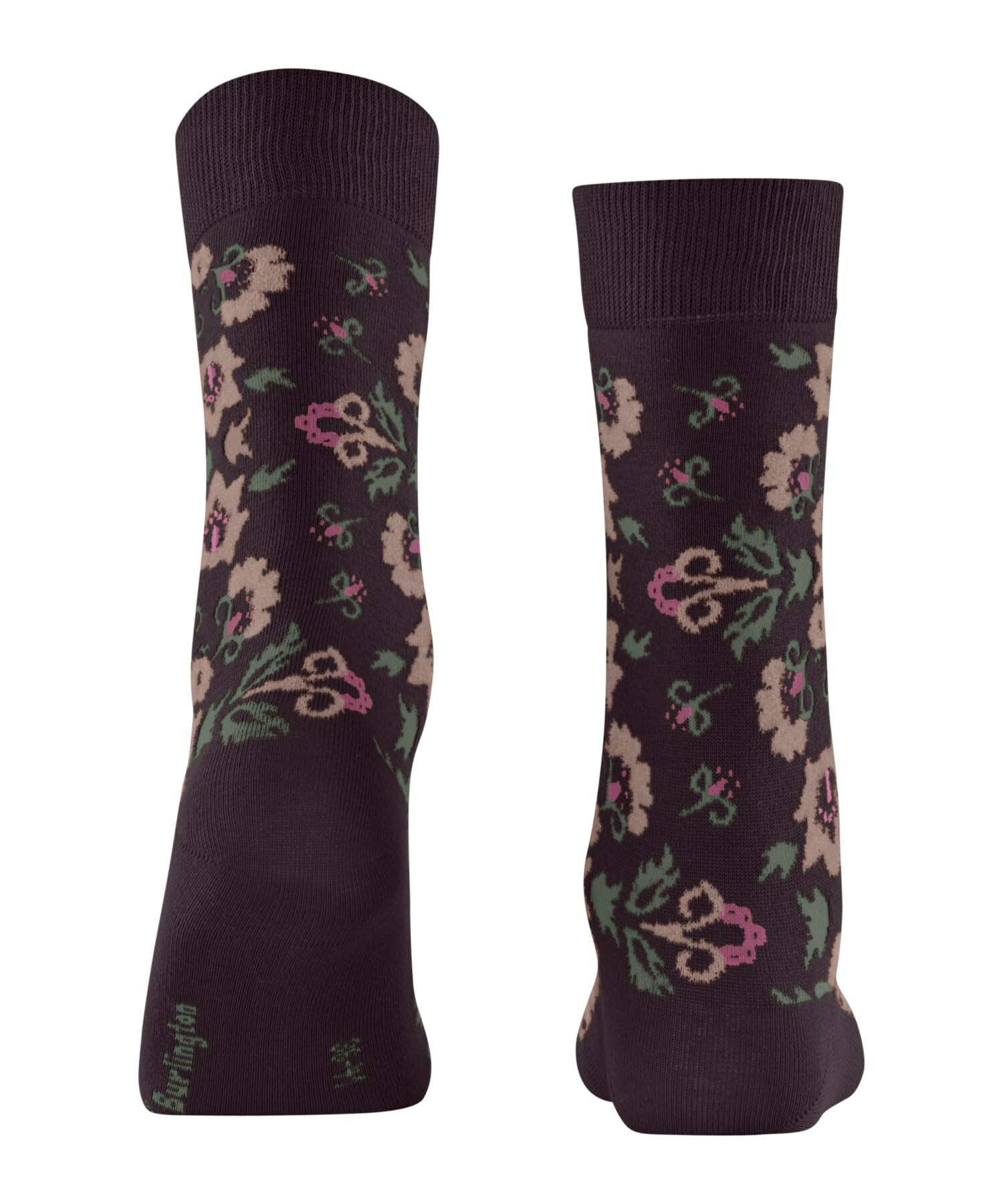burlington-bonnie-damen-socken-barolo-8526-blumen-samt-baumwolle image 2