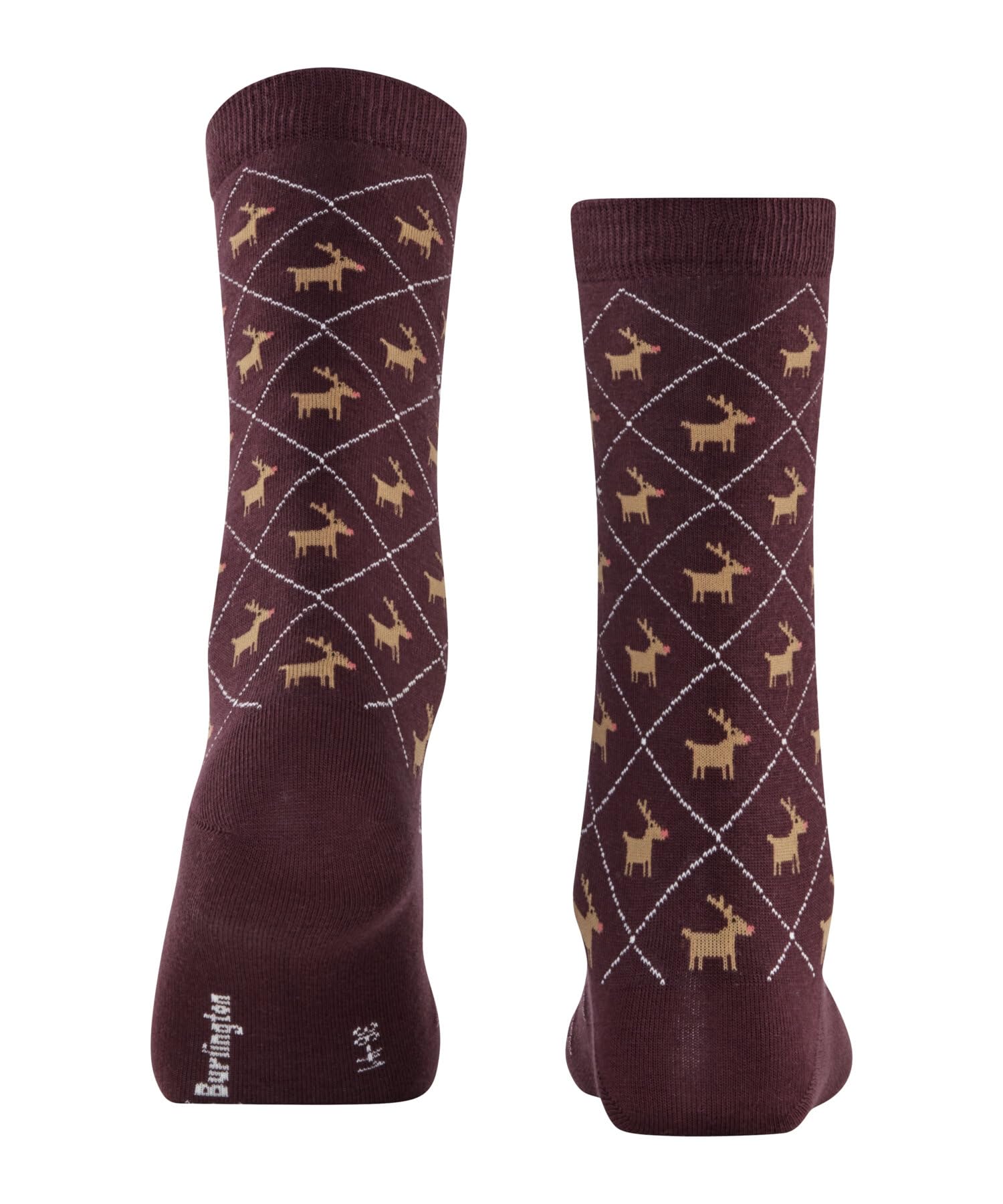 burlington-reindeer-damen-socken-barolo-8526-weihnachten-santa image 2